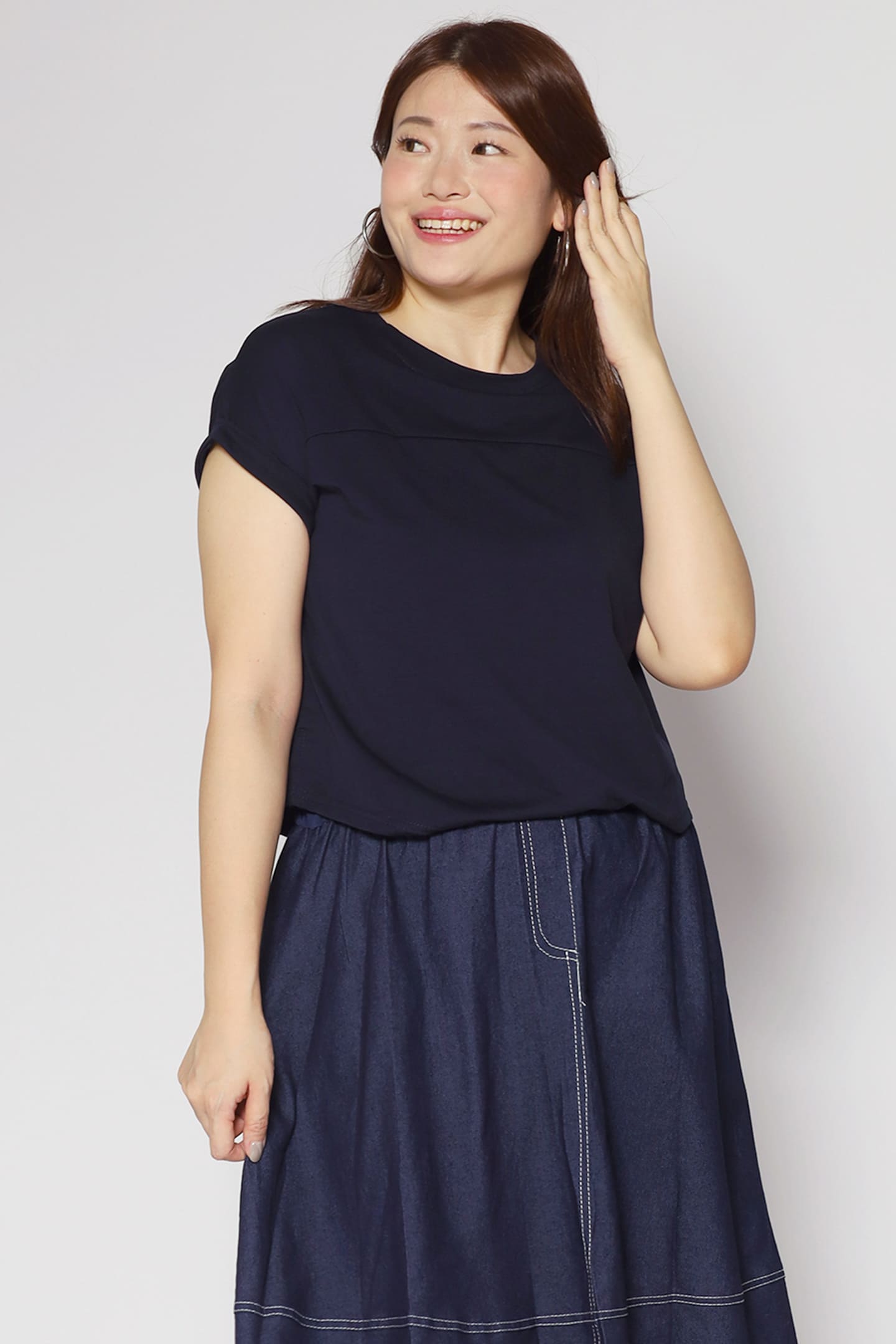 Backorders Darlene Dress in Denim