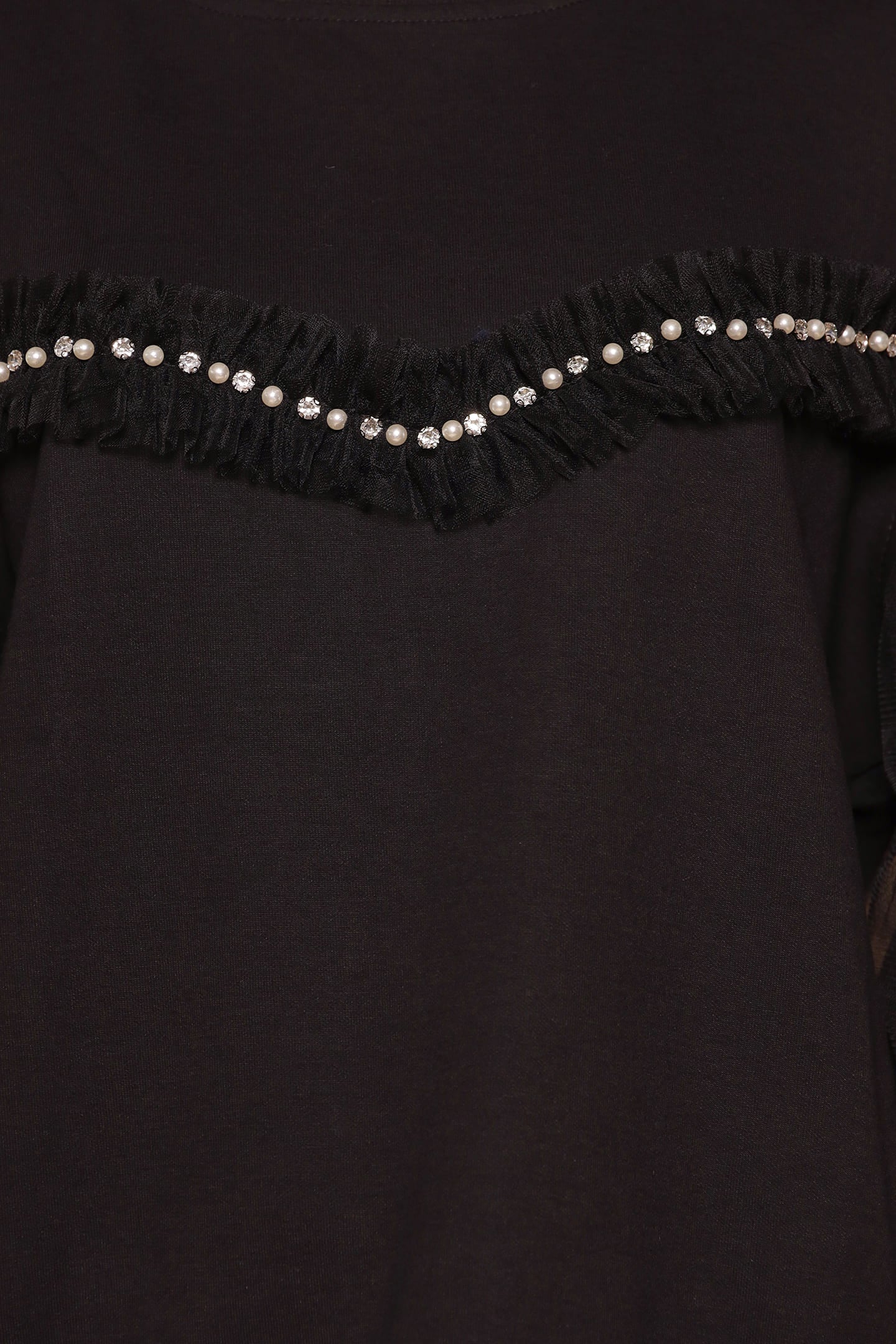 PO - Didi Cold Shoulder Top in Black