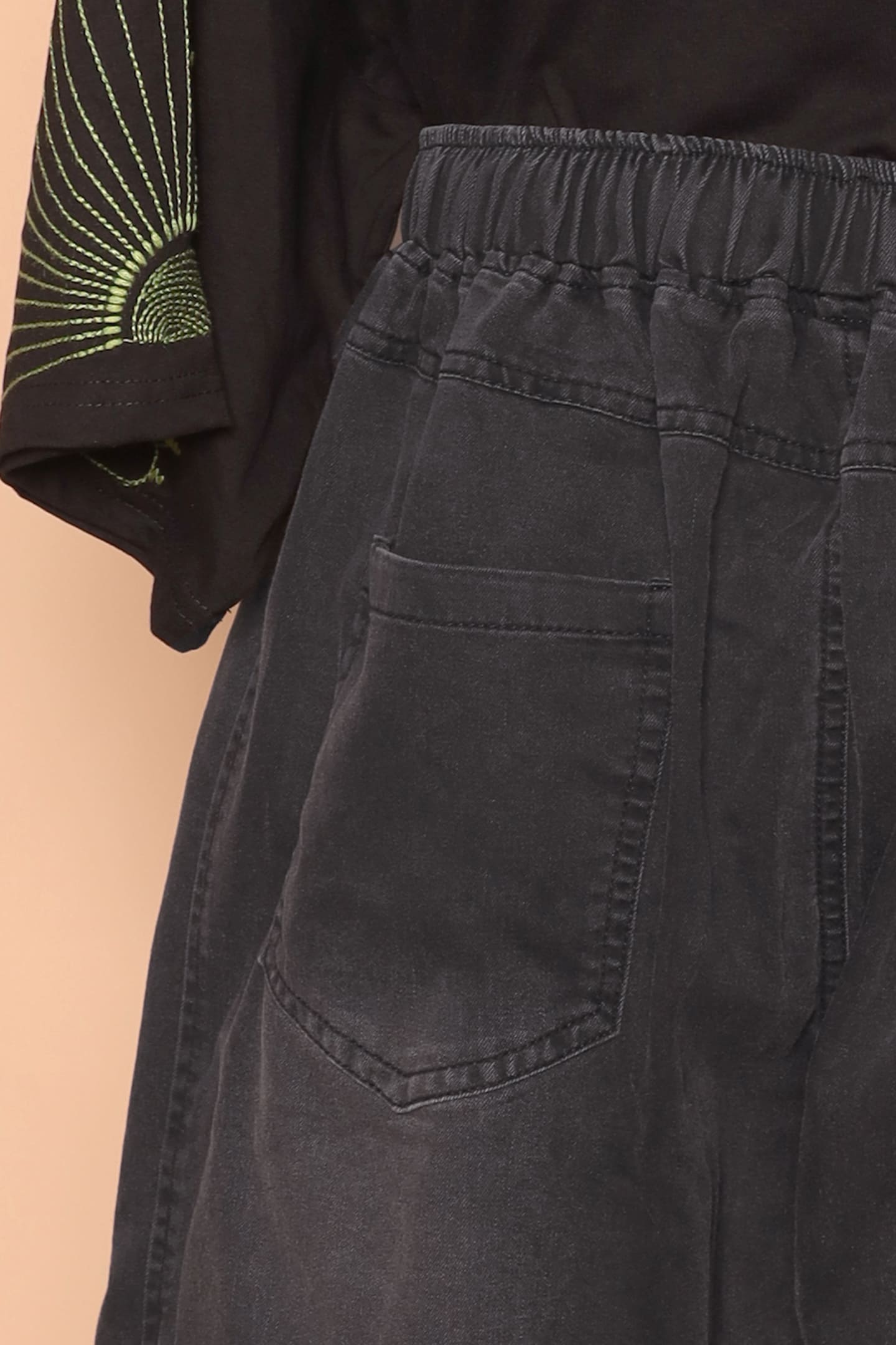 PO - Dottie Shorts in Black Denim