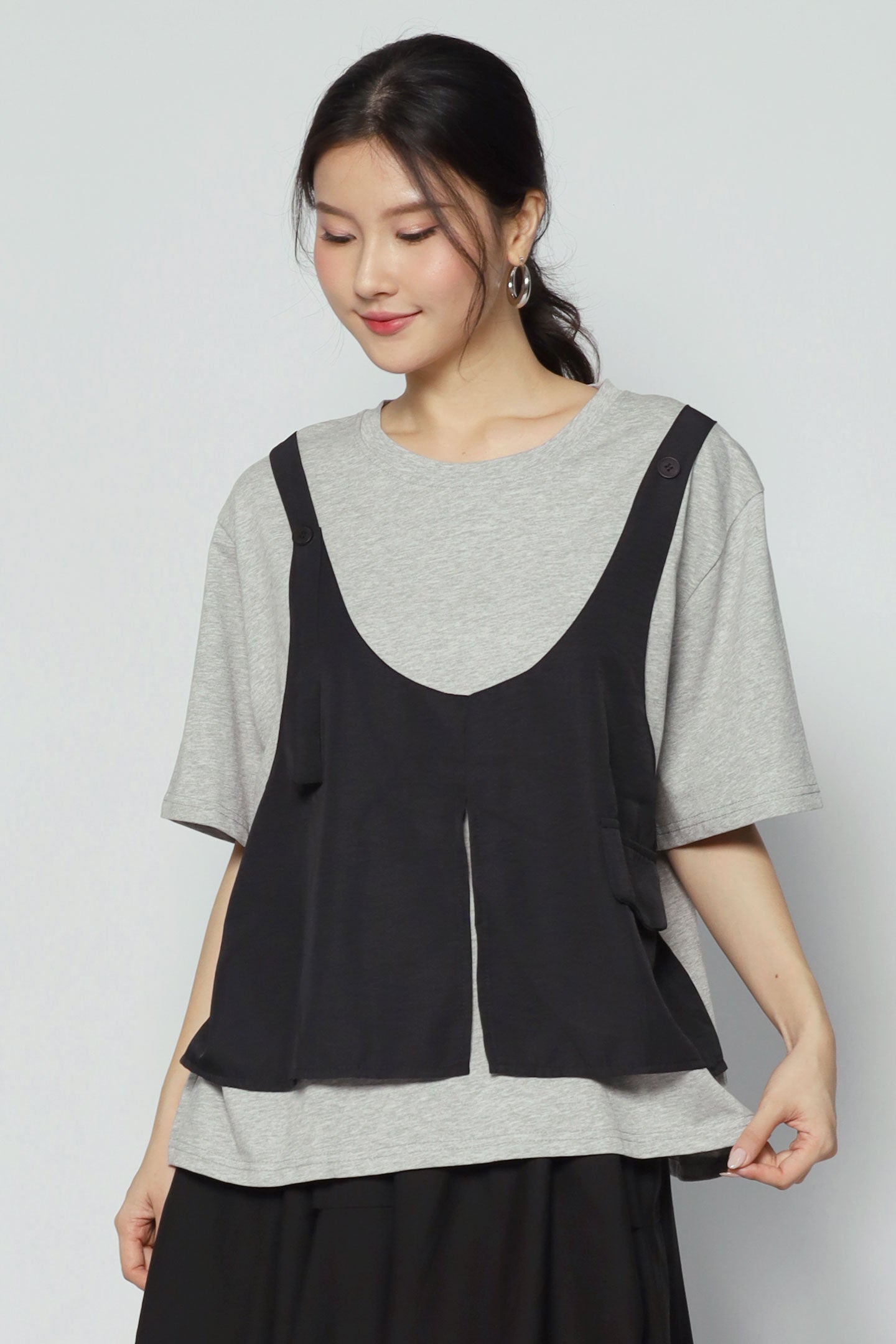 Dilly Top in Grey