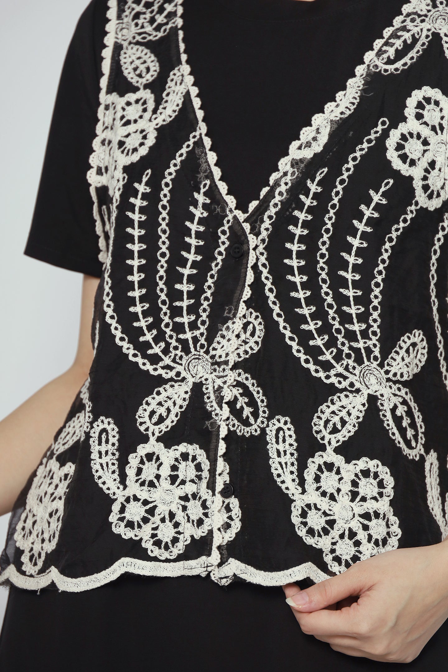 Evin Crochet Vest Dress