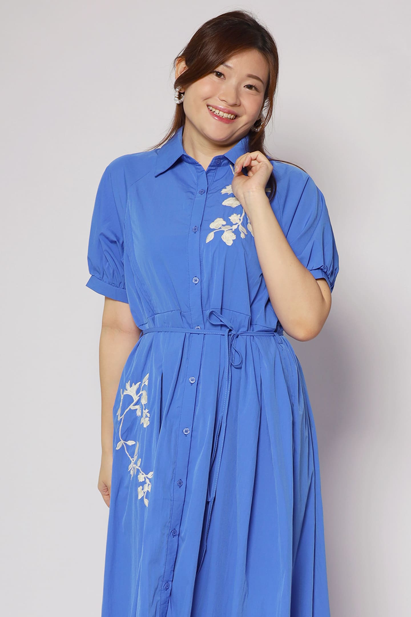Backorders Eliana Floral Embroidery Dress