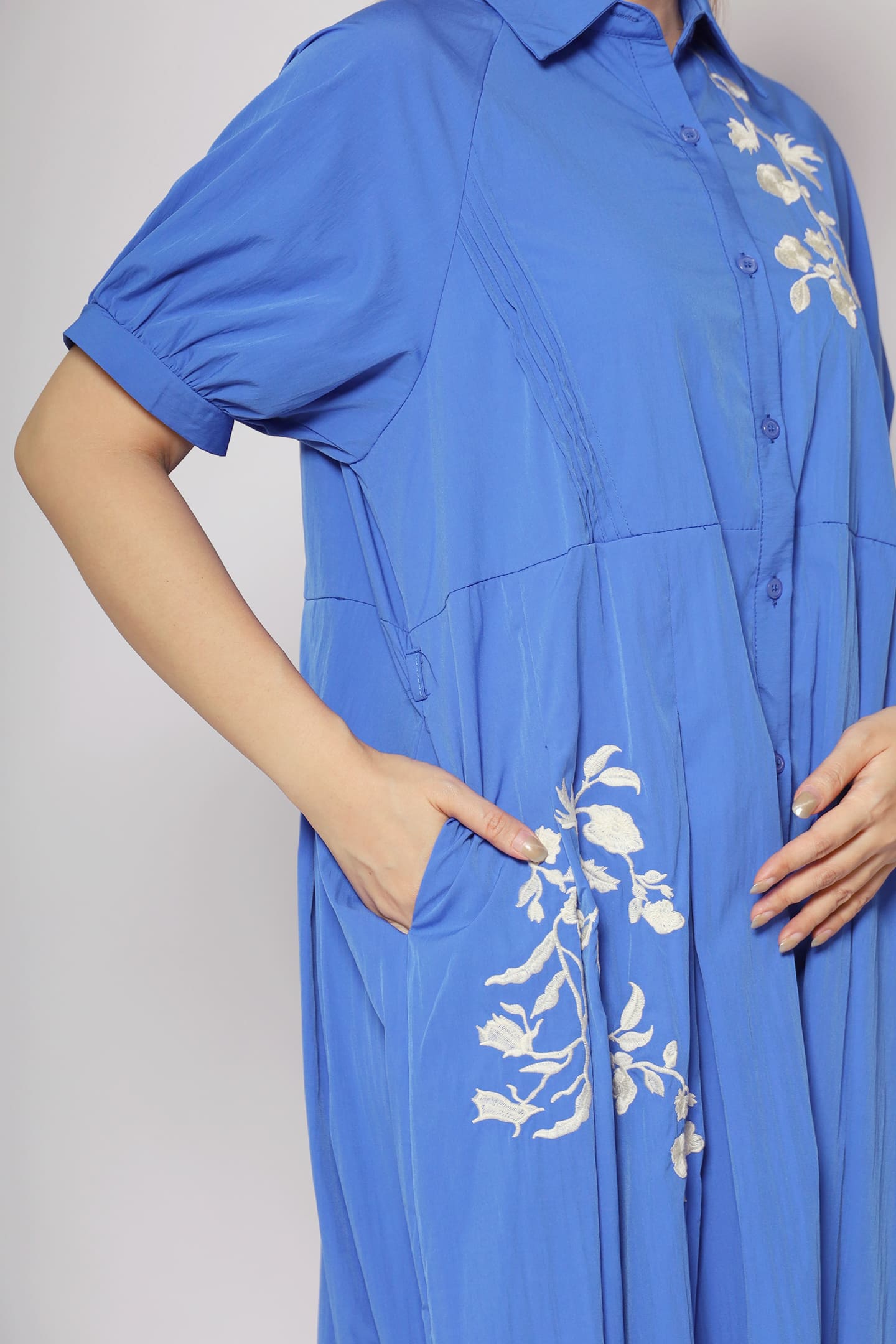 Backorders Eliana Floral Embroidery Dress