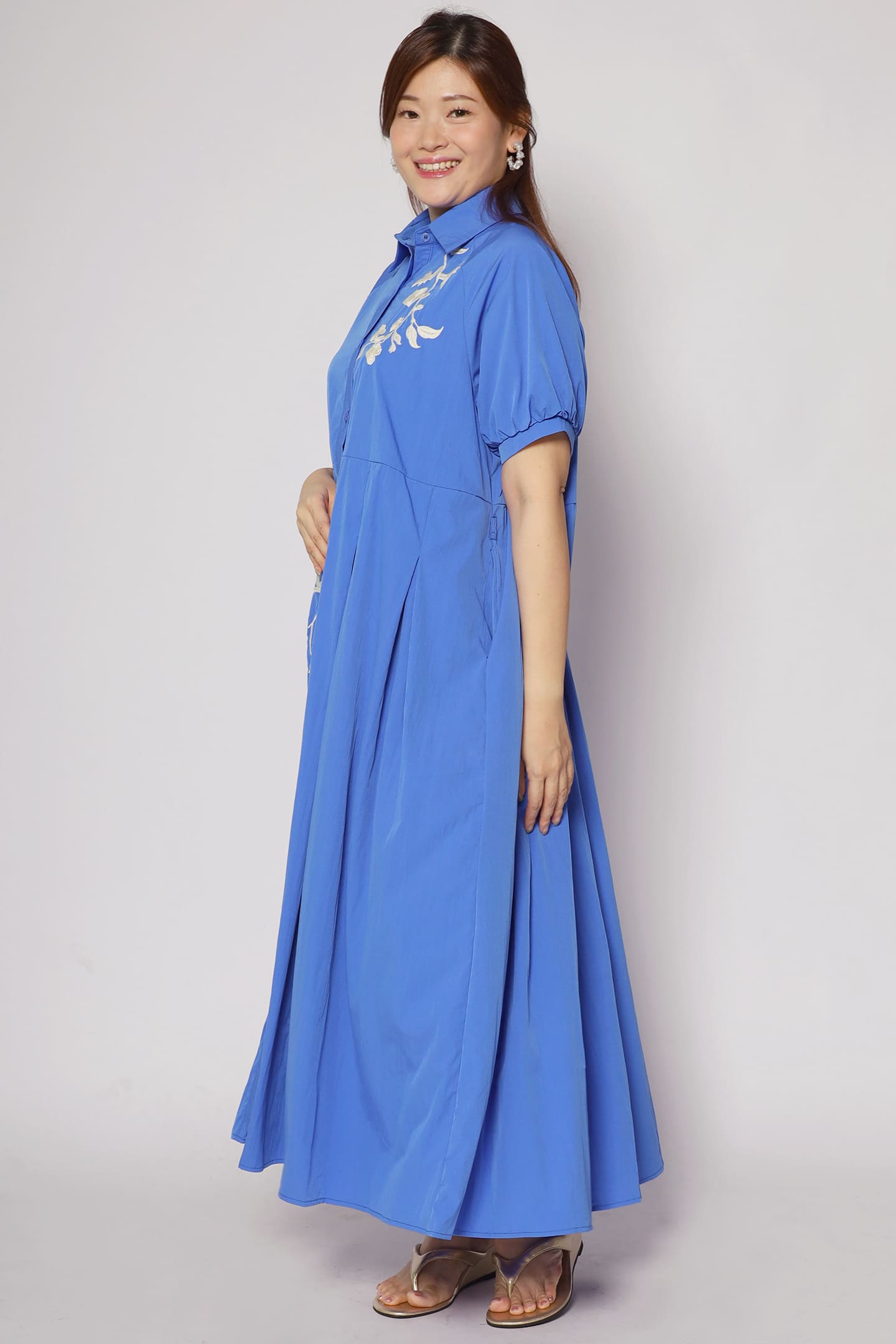 Backorders Eliana Floral Embroidery Dress