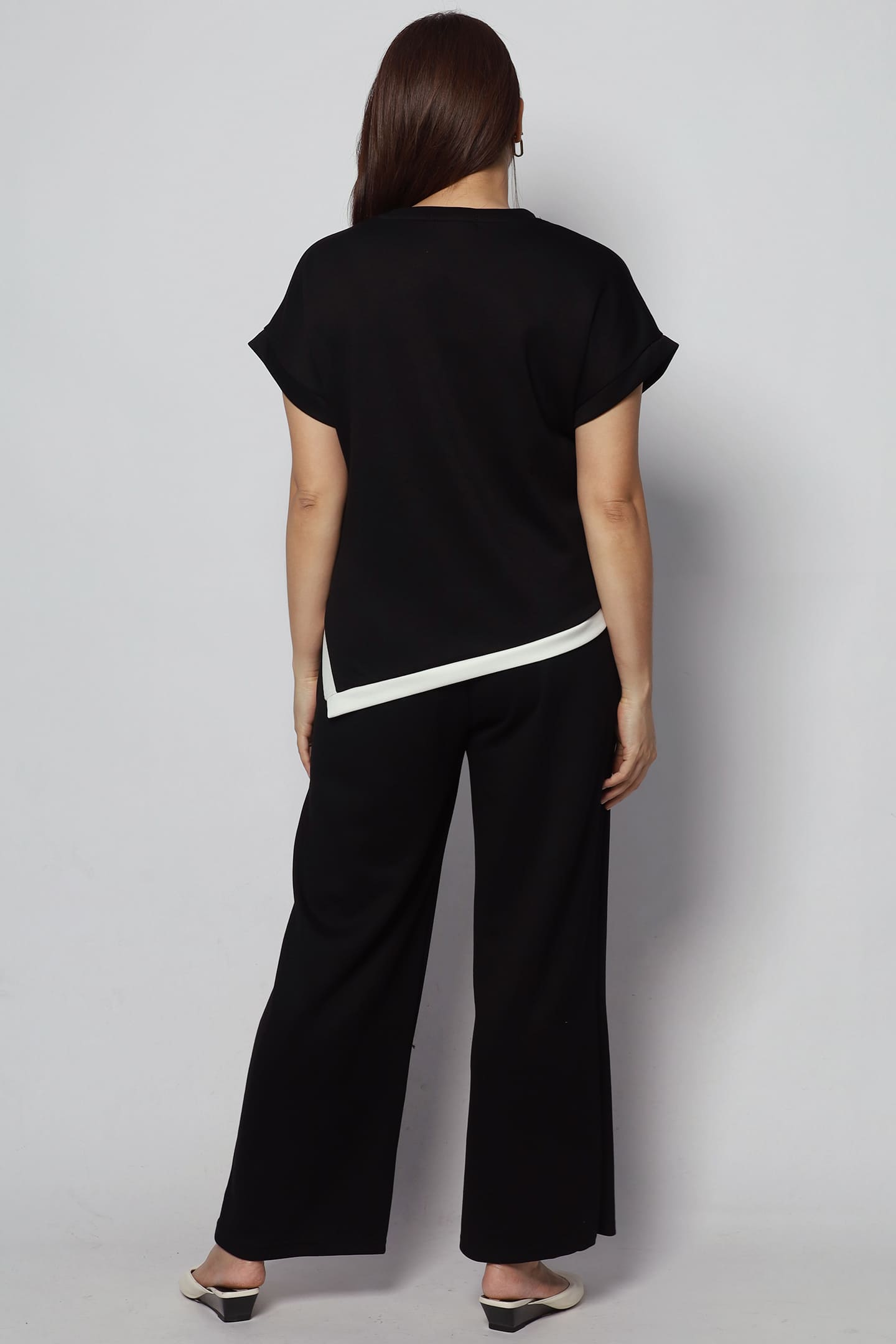 Elite 2 in 1 Top and Pants Set in Black