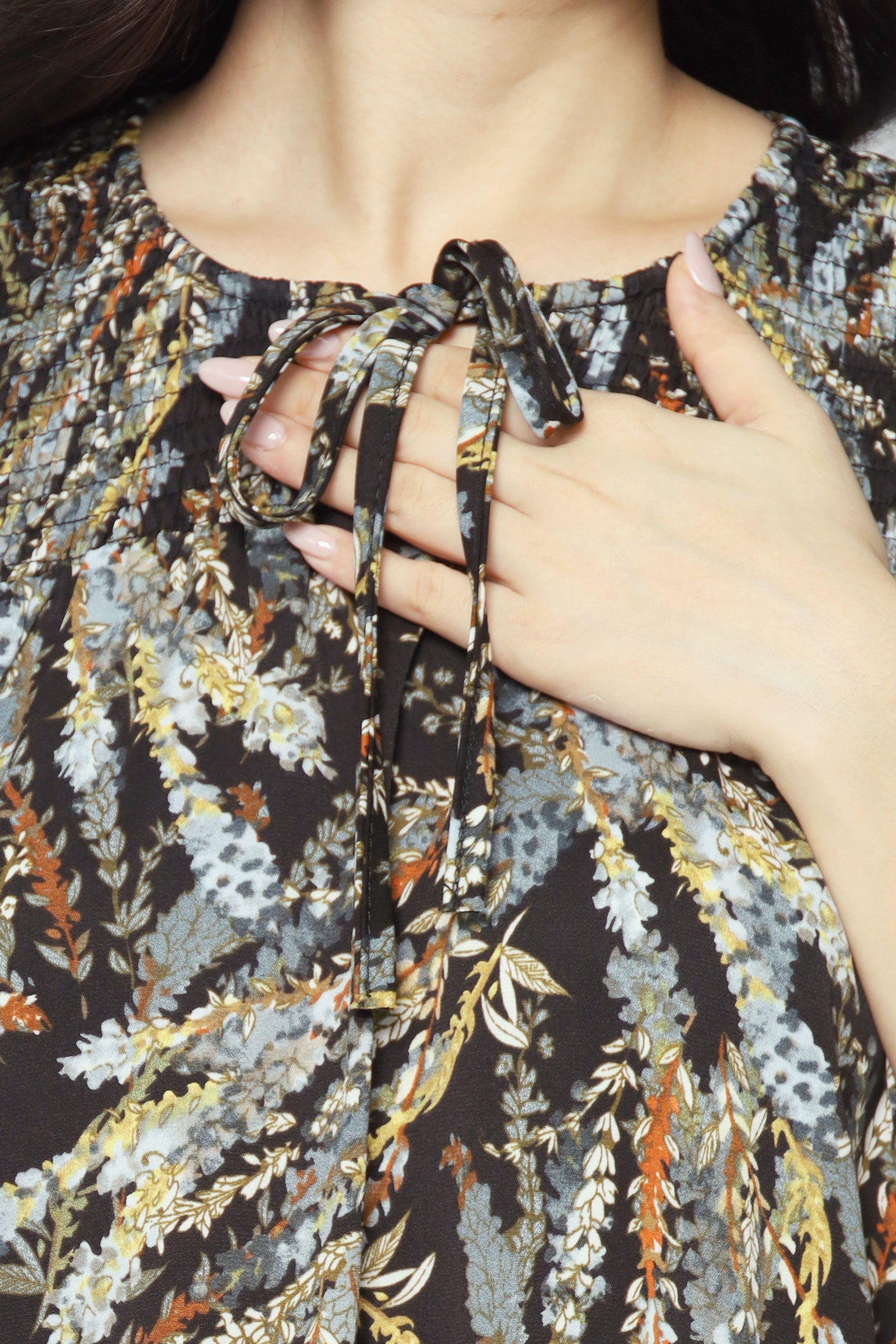 Backorders - Elysia Dress in Muted Ferns