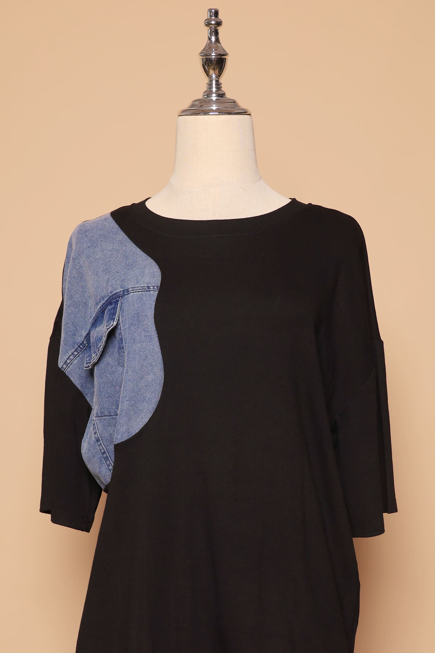 PO - Emilia Top in Denim Black