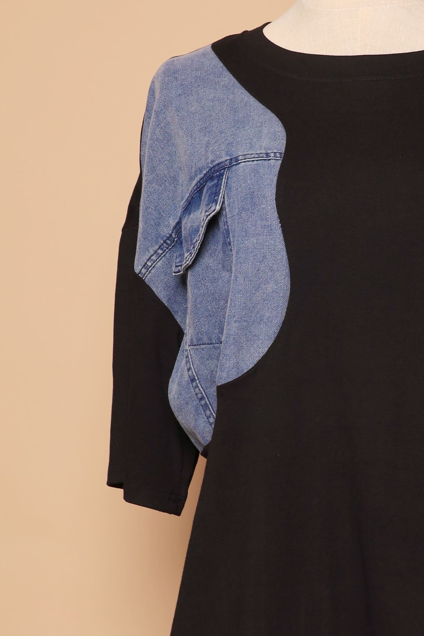 PO - Emilia Top in Denim Black