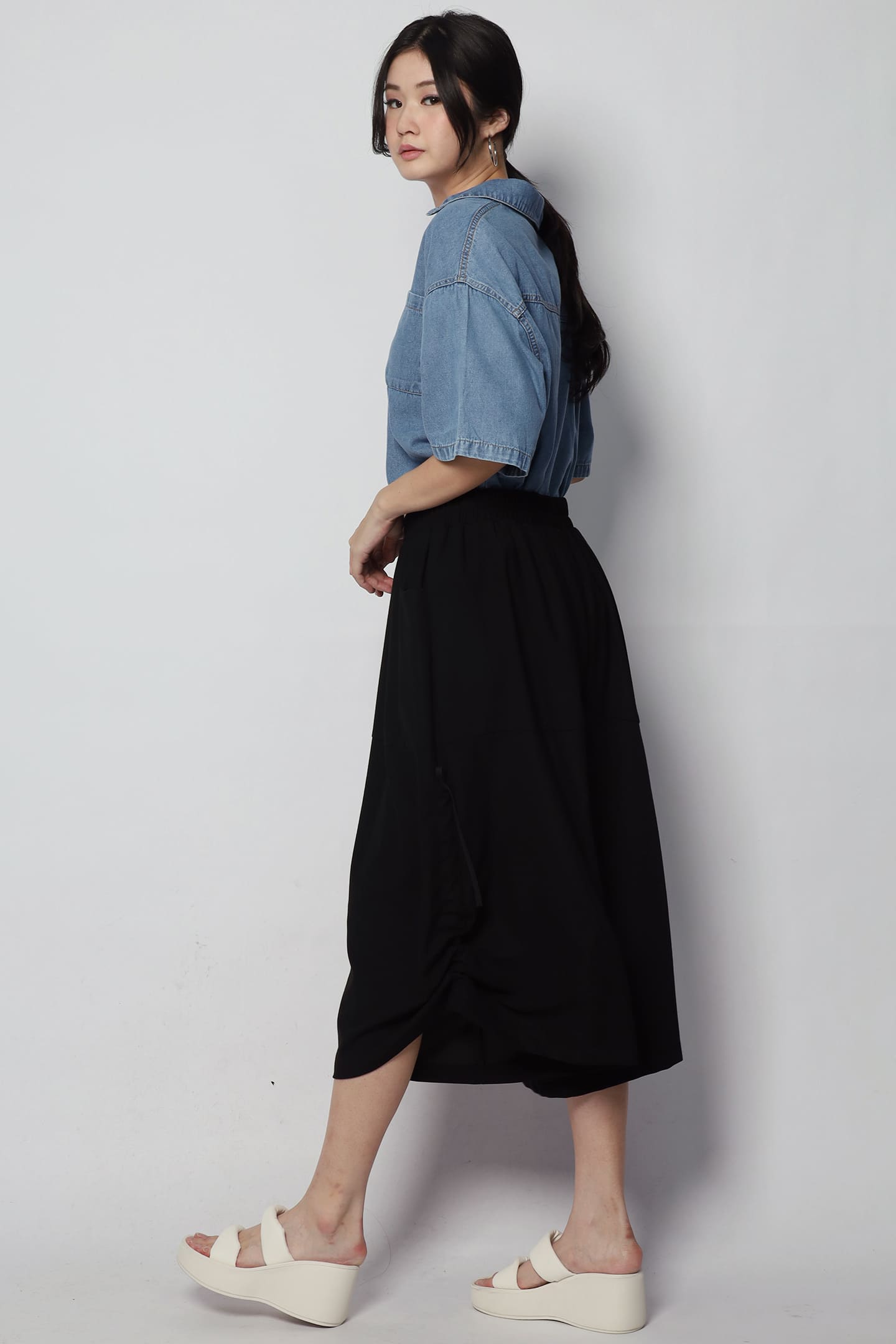 Ethan Culottes in Black