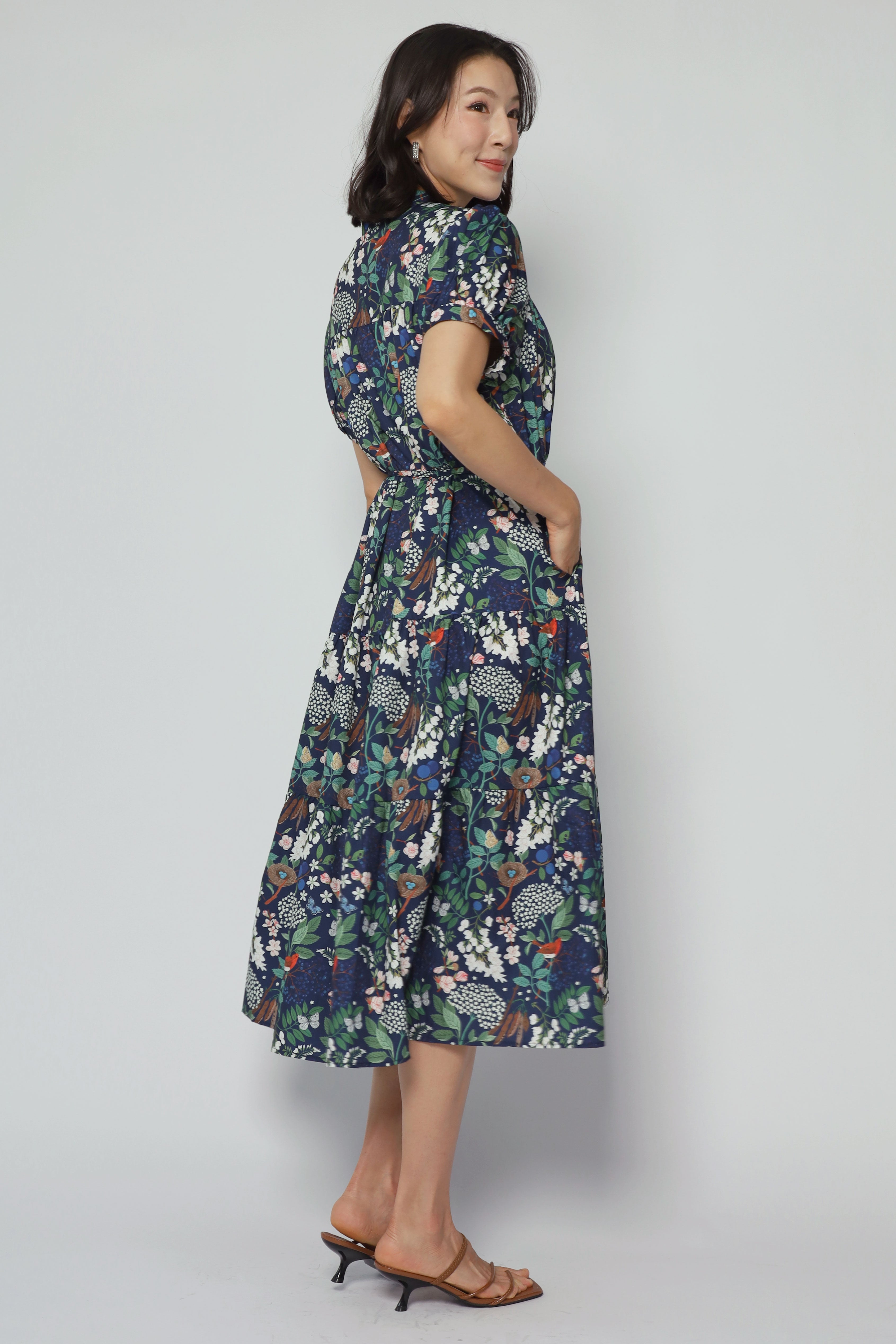 Fifi Dress in Feather Bloom