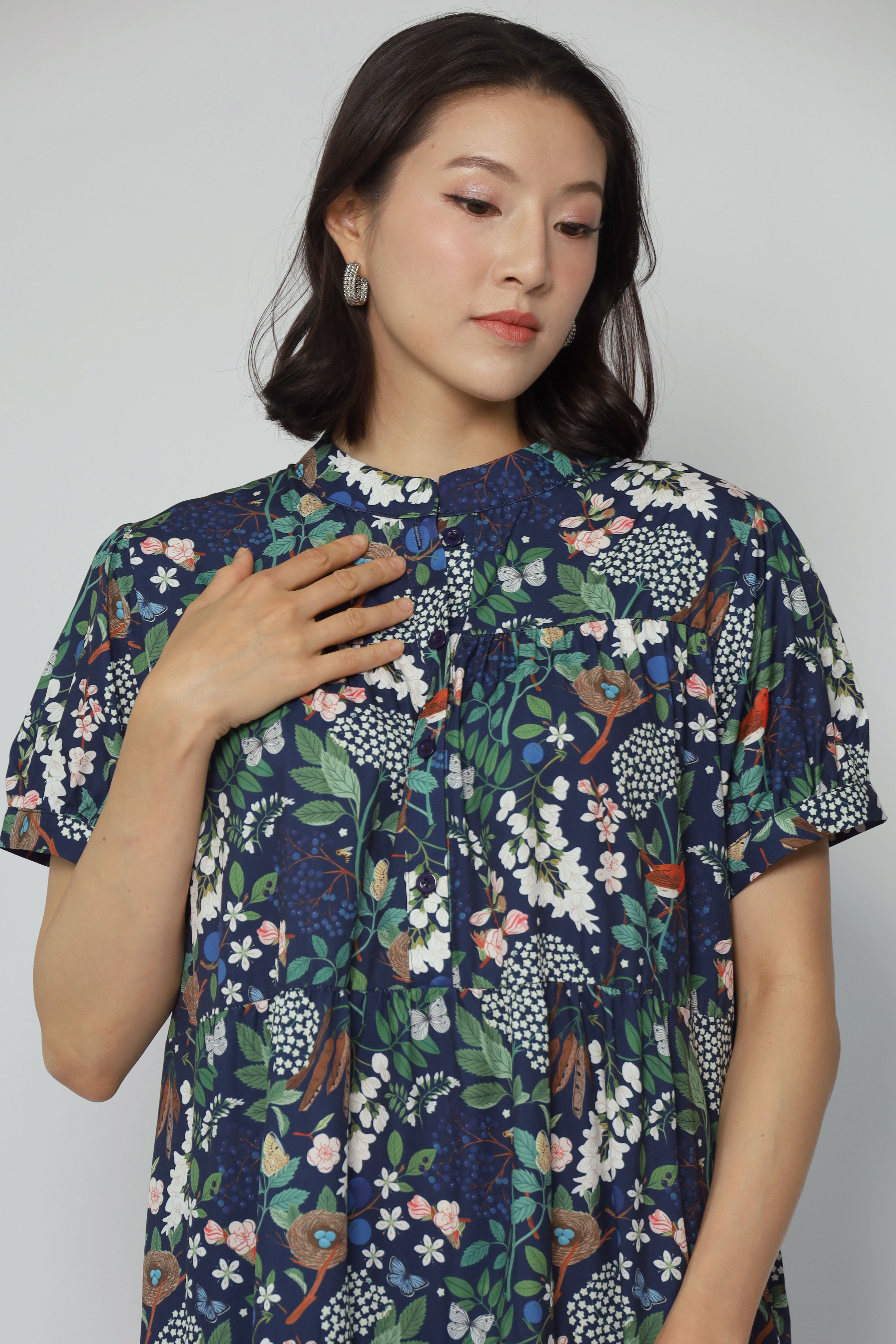 Fifi Dress in Feather Bloom