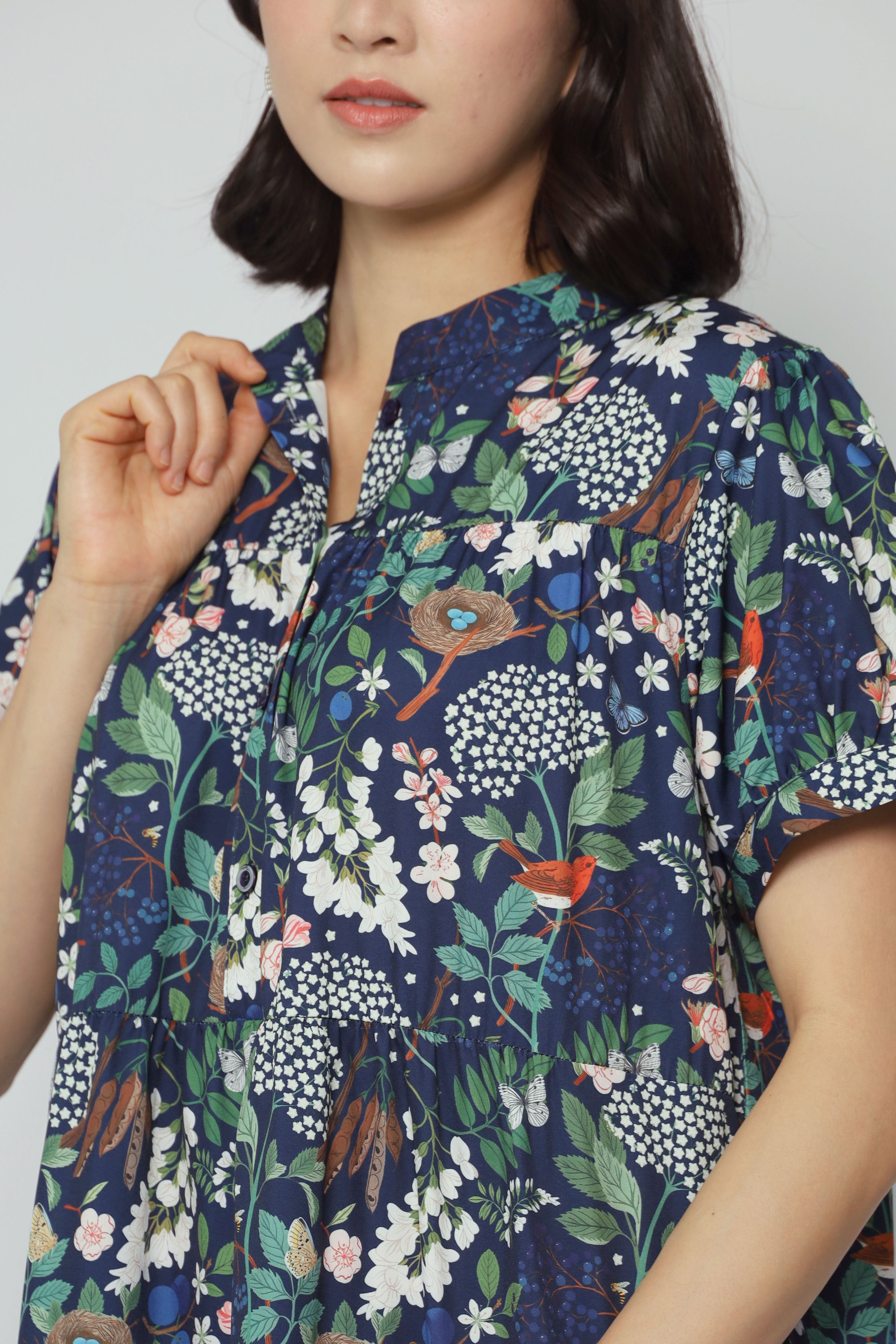 Fifi Dress in Feather Bloom
