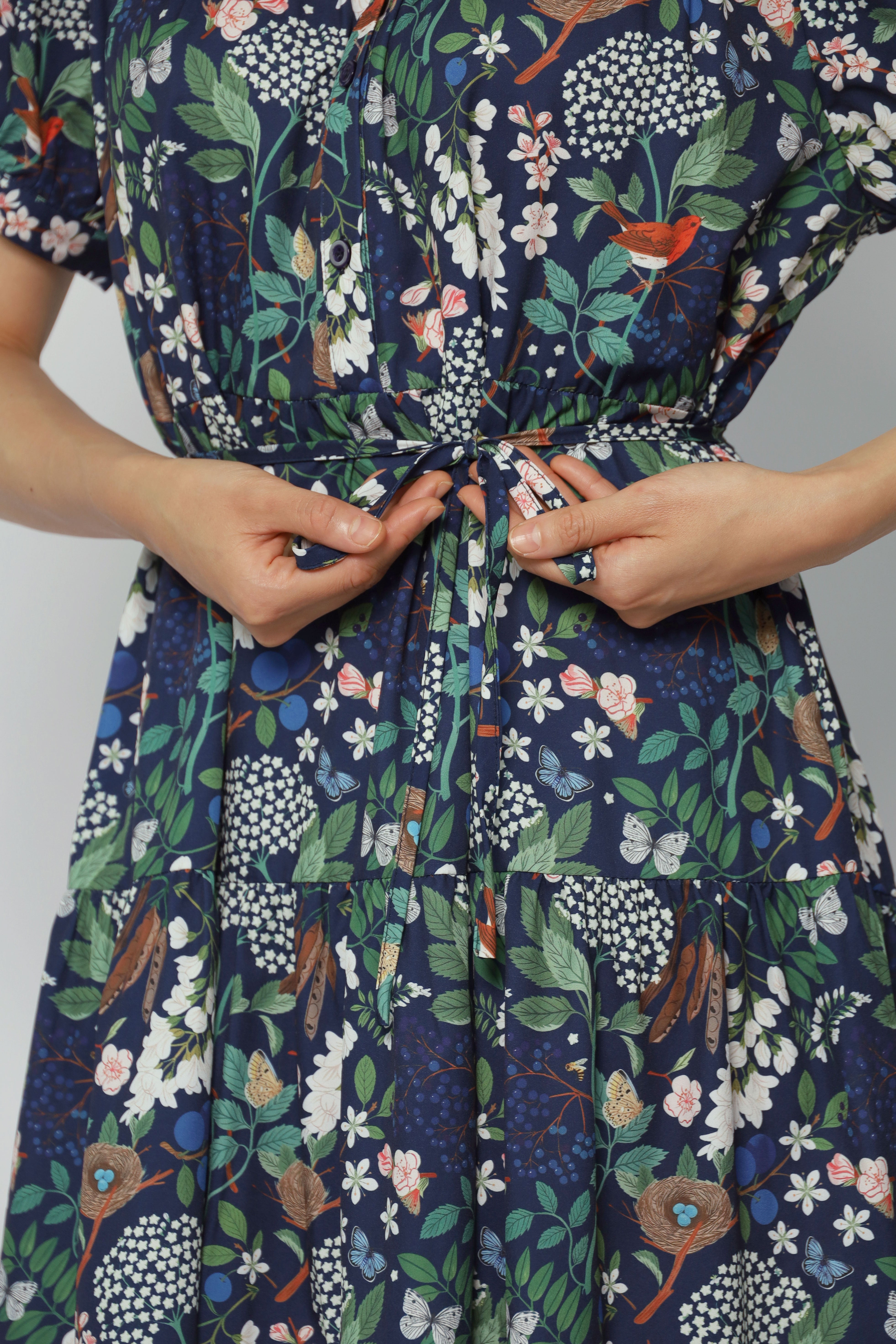 Fifi Dress in Feather Bloom