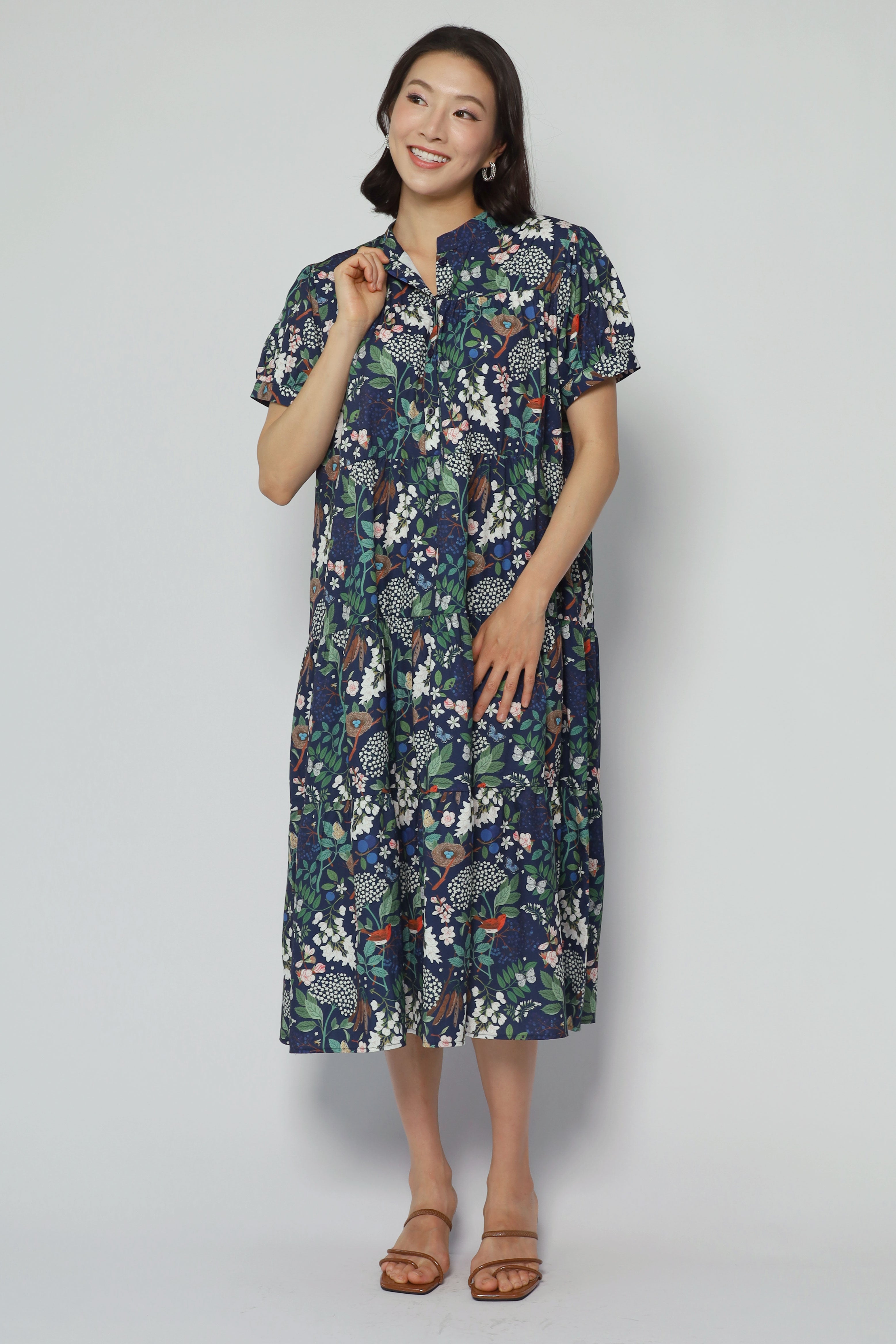 Fifi Dress in Feather Bloom
