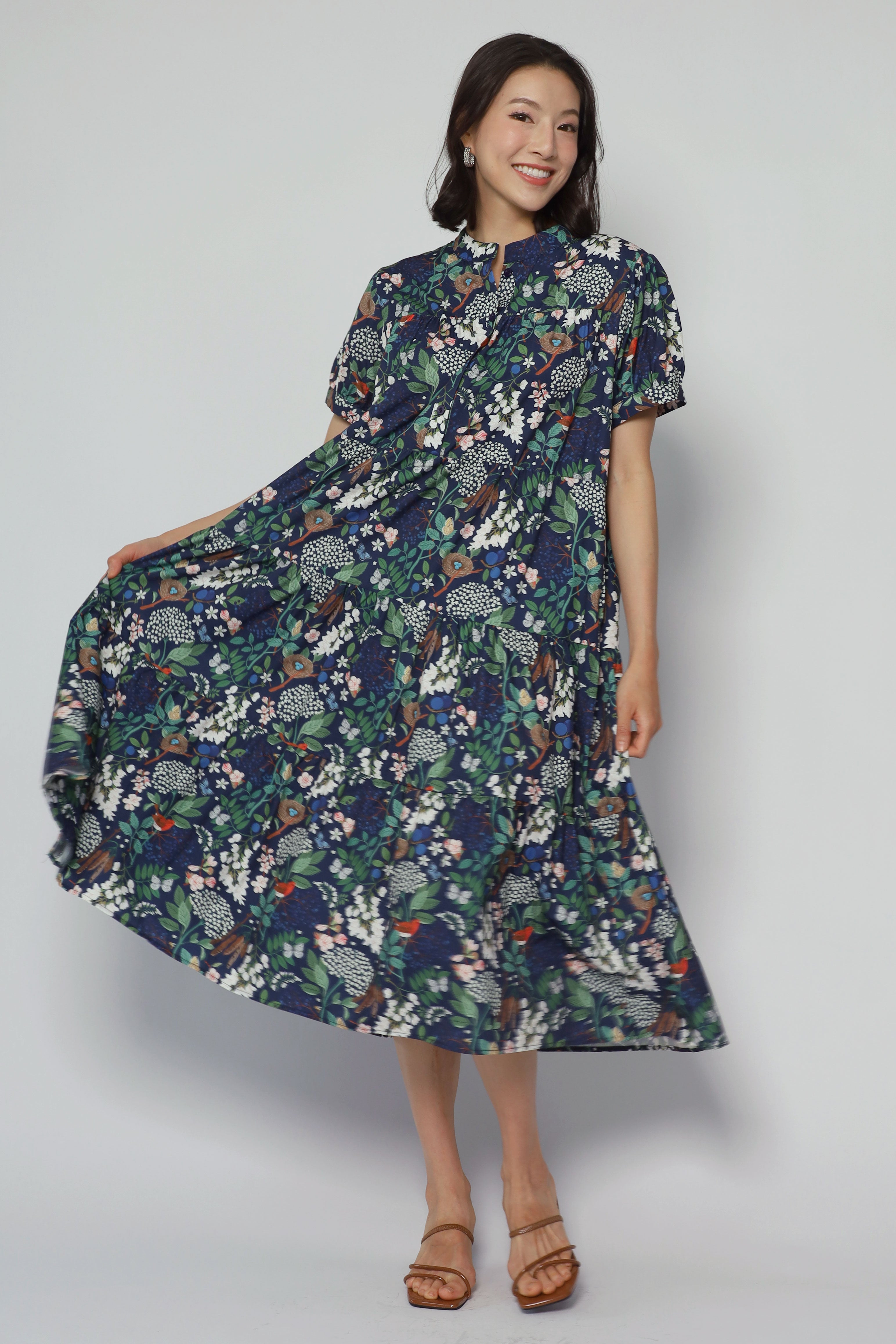 Fifi Dress in Feather Bloom