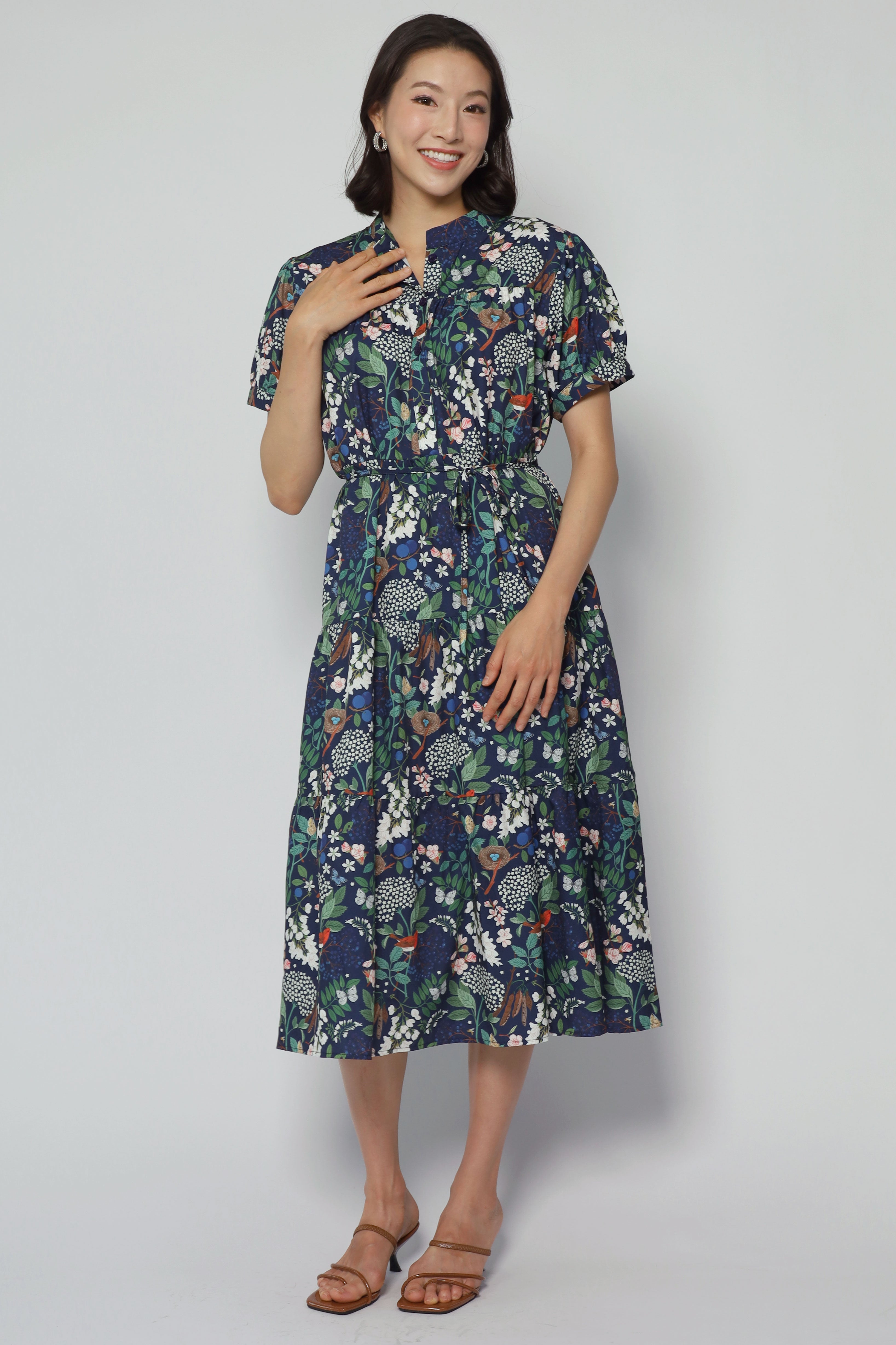 Fifi Dress in Feather Bloom