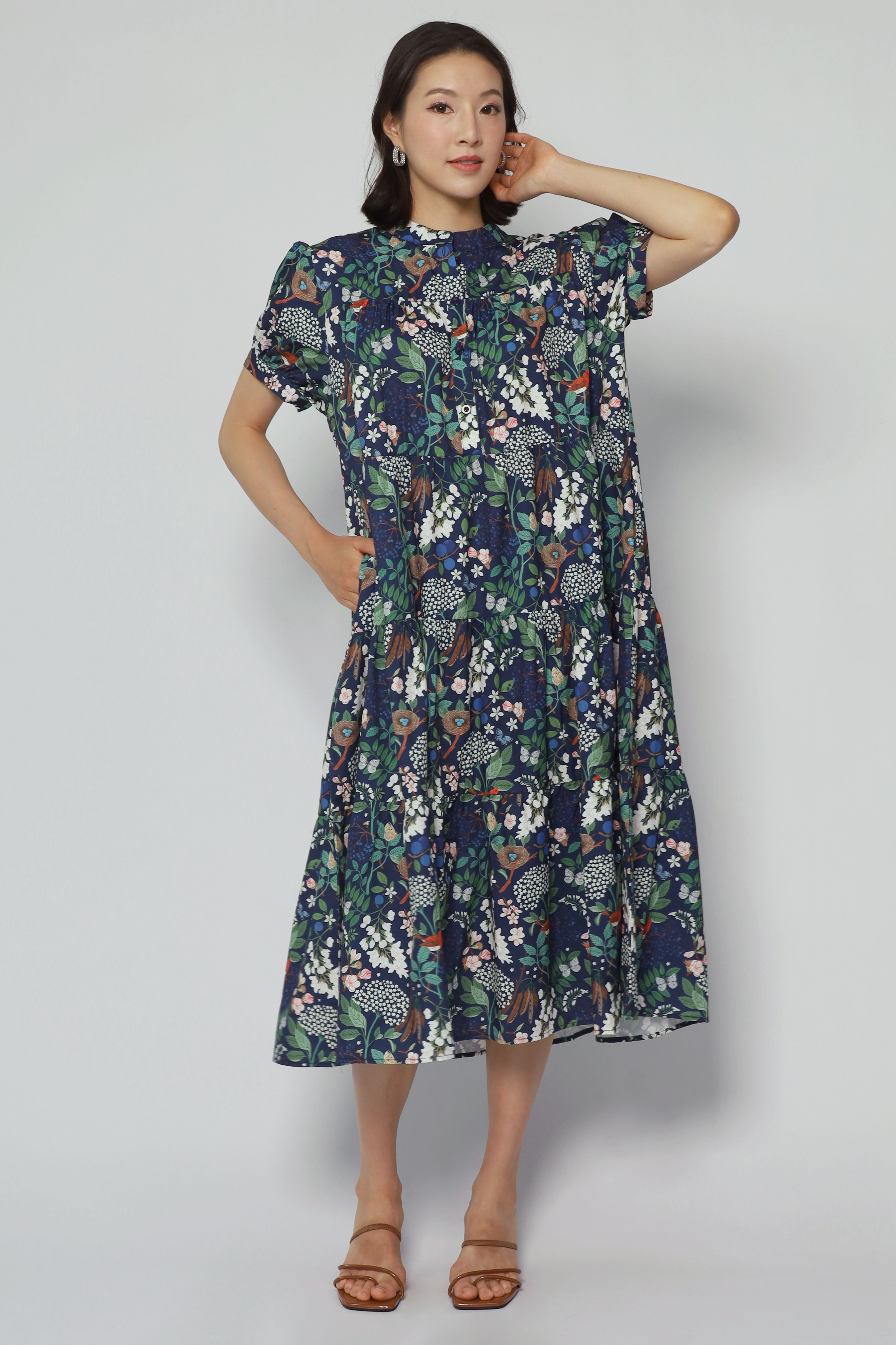Fifi Dress in Feather Bloom