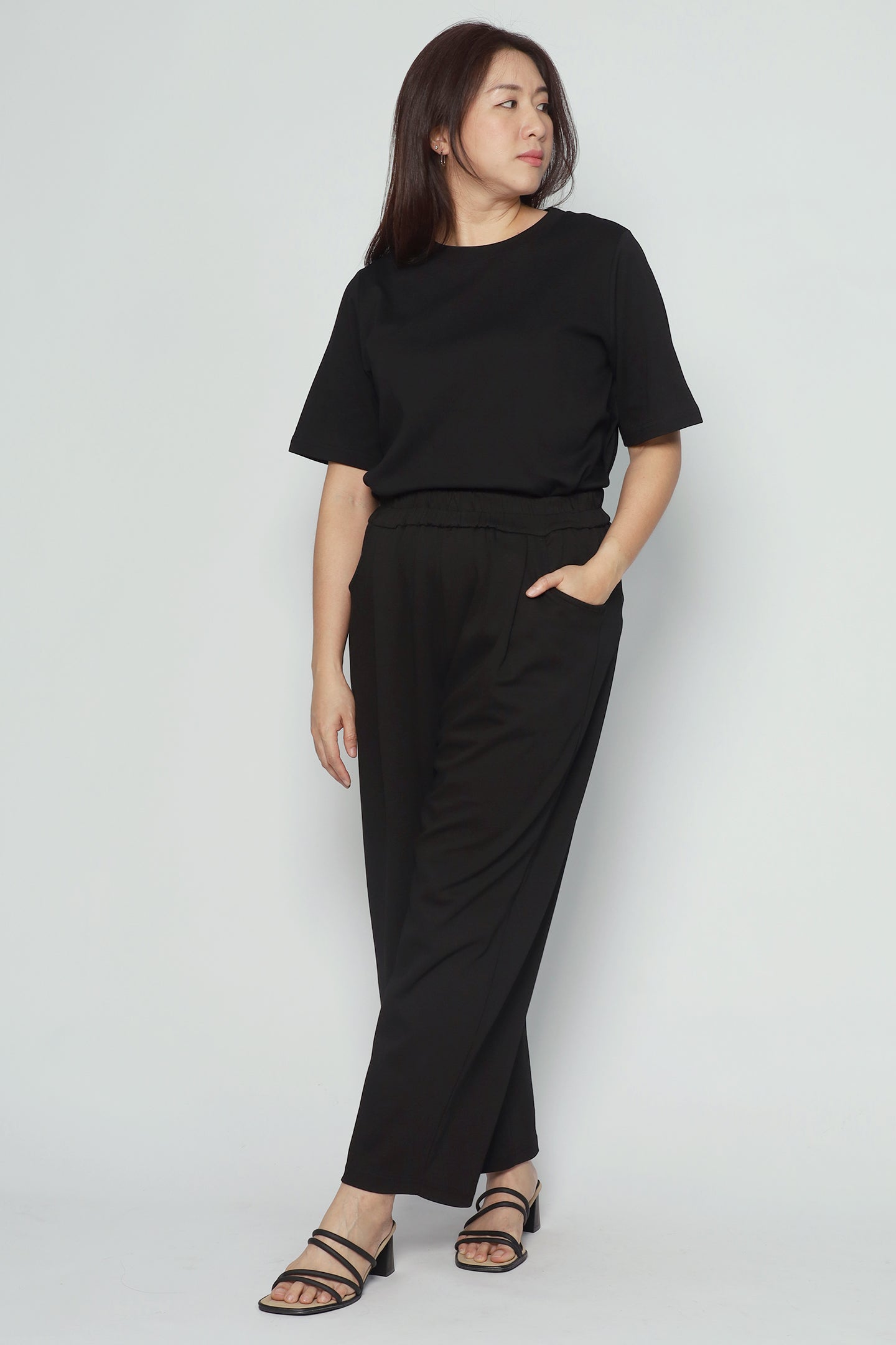 Ford 2 in 1 Top and Pants Set in Black
