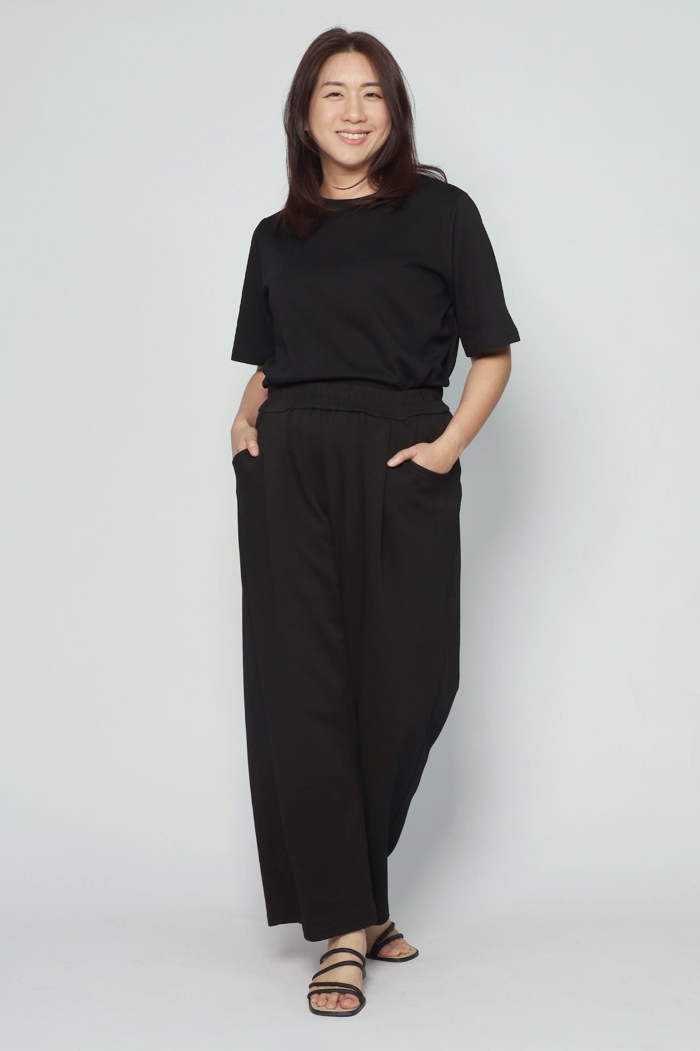 Ford 2 in 1 Top and Pants Set in Black