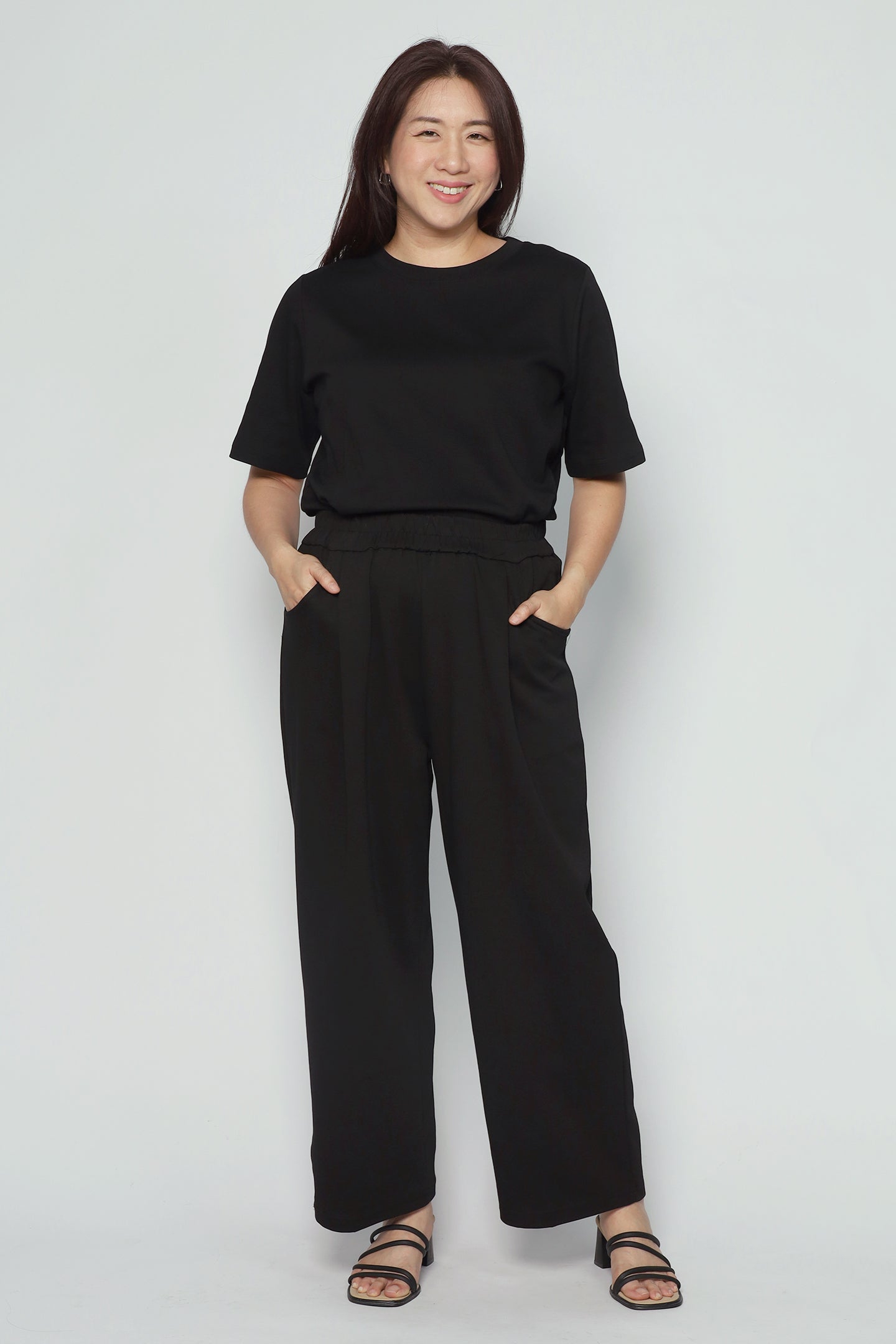 Ford 2 in 1 Top and Pants Set in Black