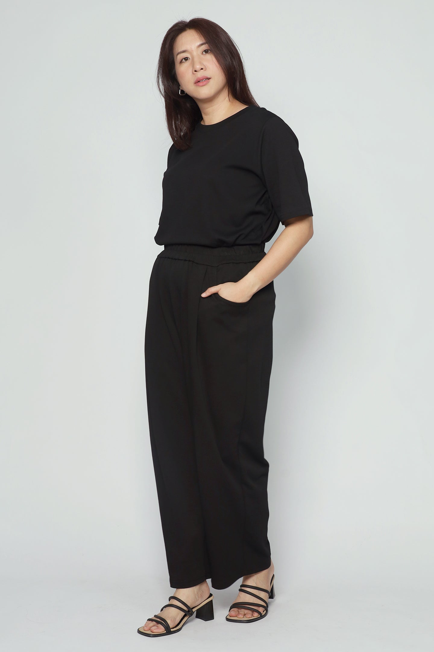 Ford 2 in 1 Top and Pants Set in Black