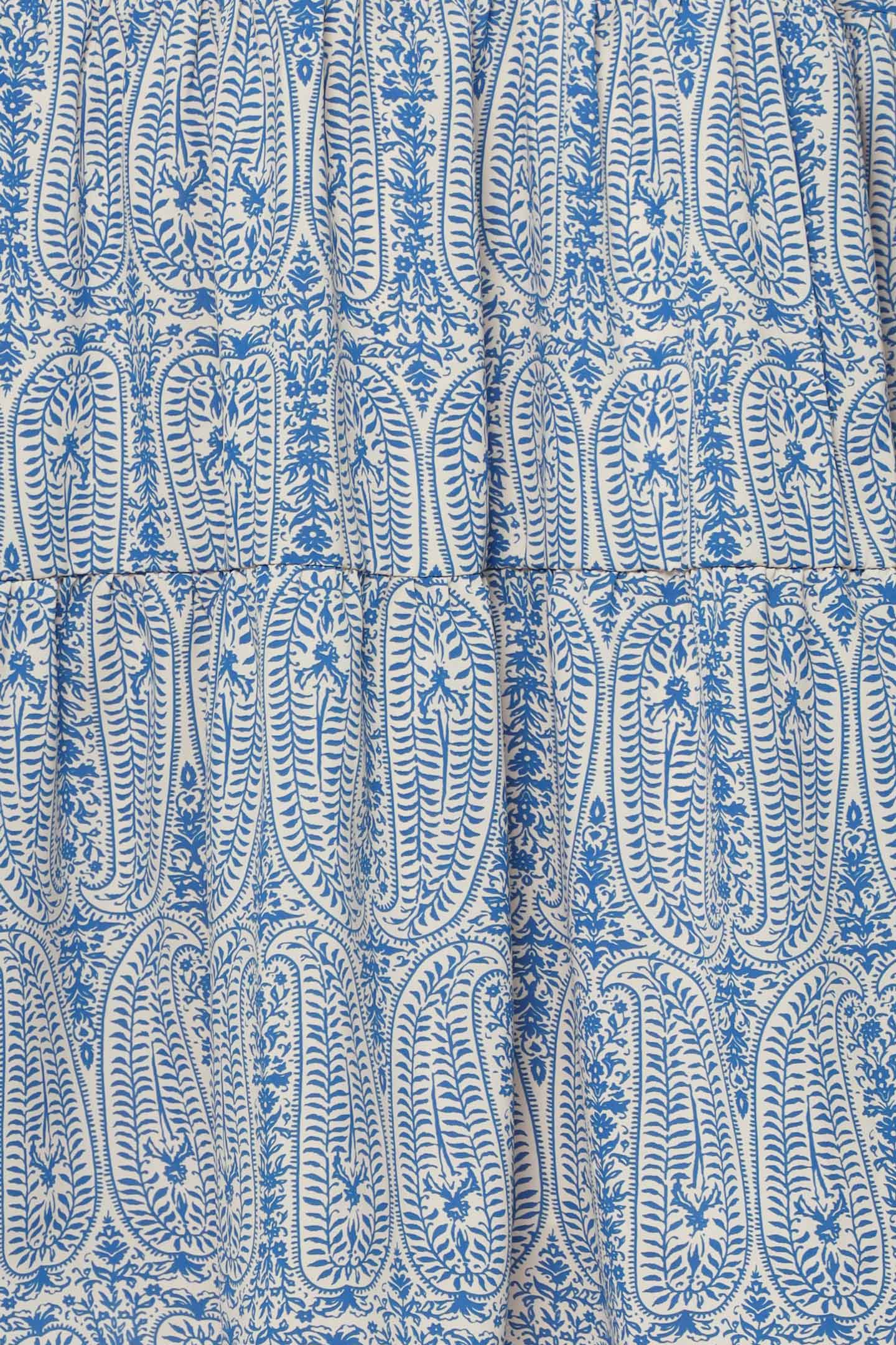 Fifi Dress in Blue Paisley