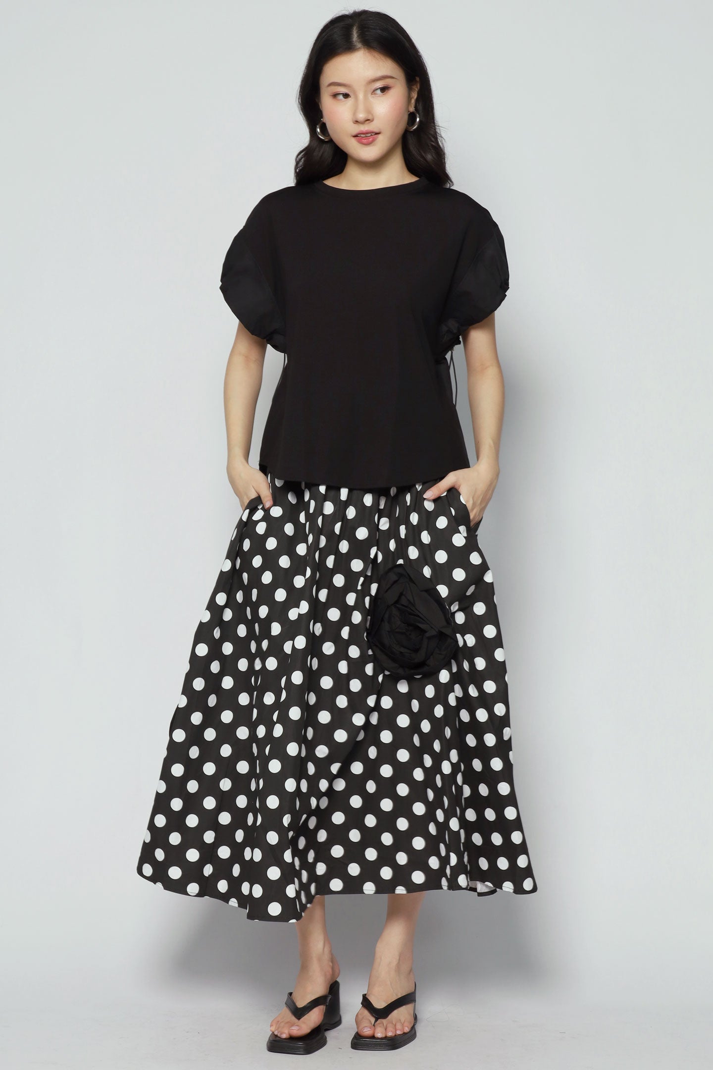 Fleur Top in Black
