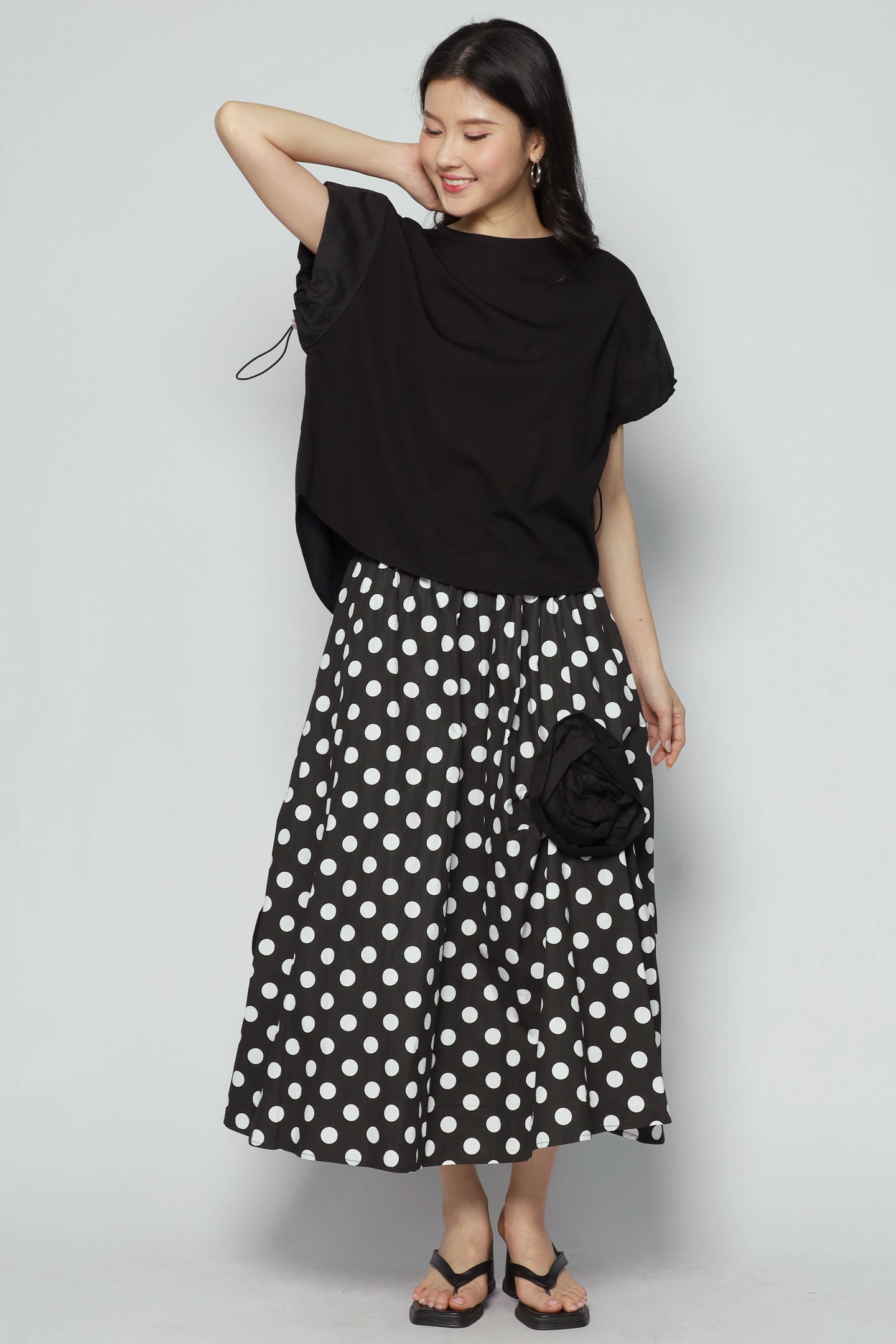 Fleur Top in Black