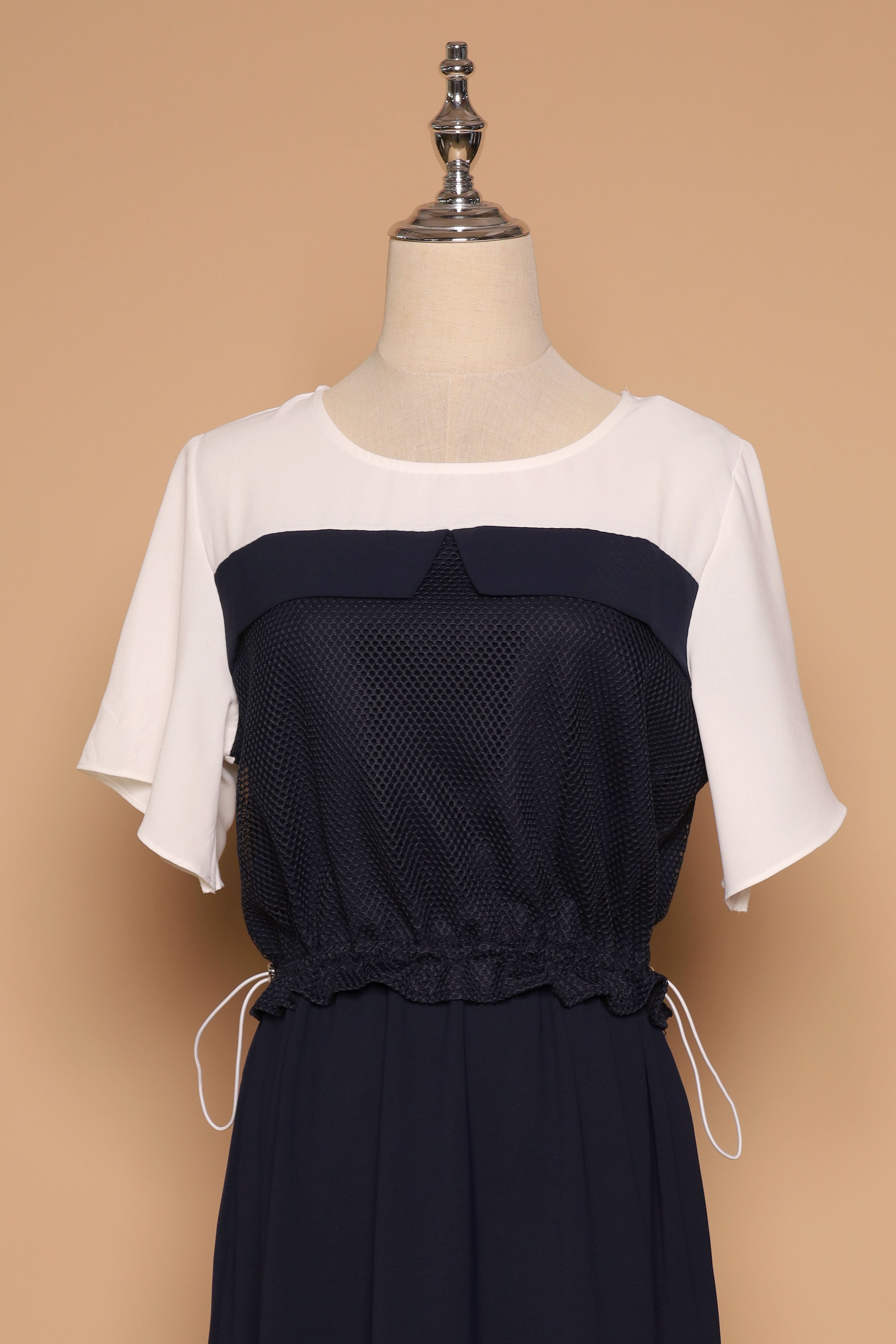 PO - Flicka Netted Dress in Navy