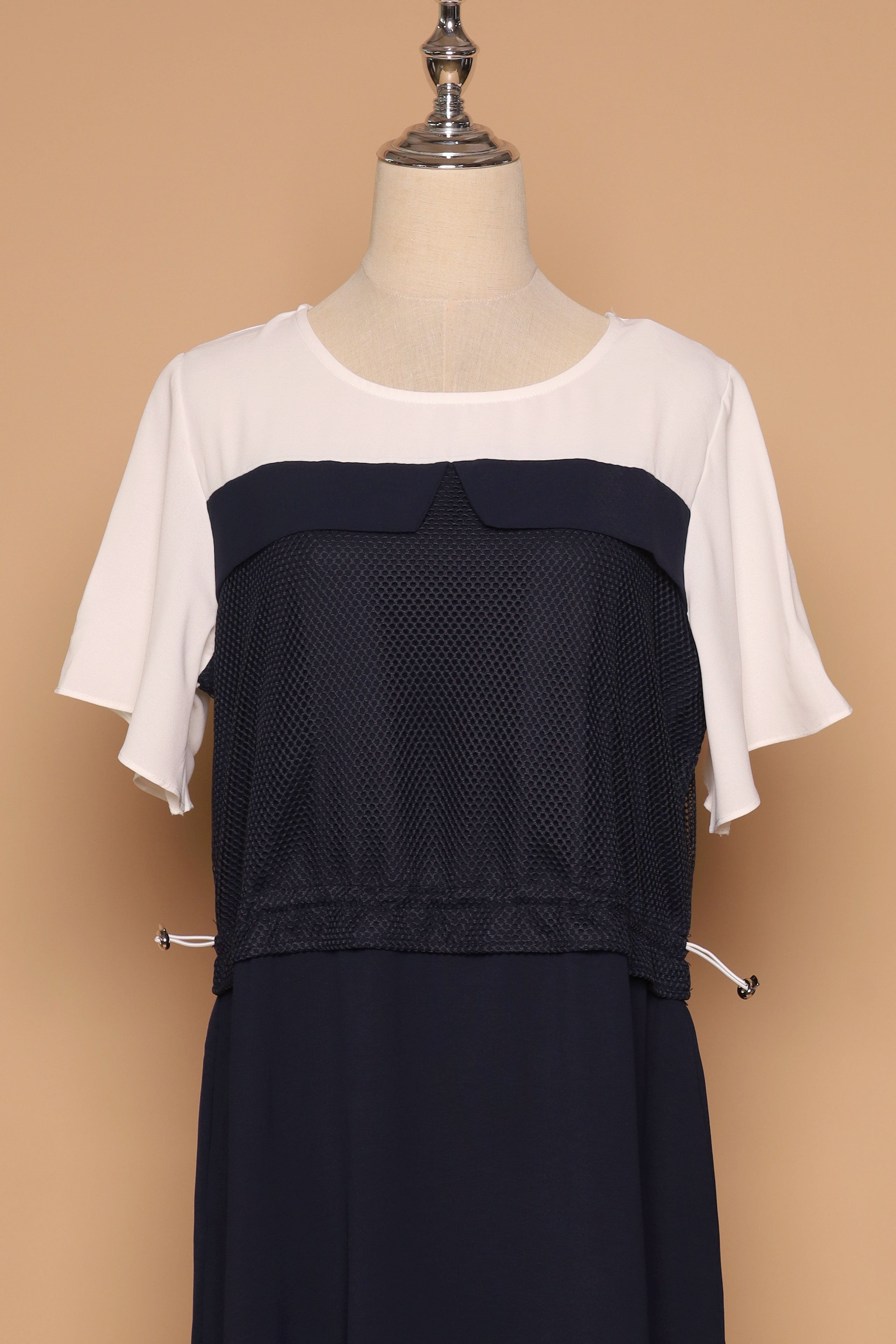 PO - Flicka Netted Dress in Navy