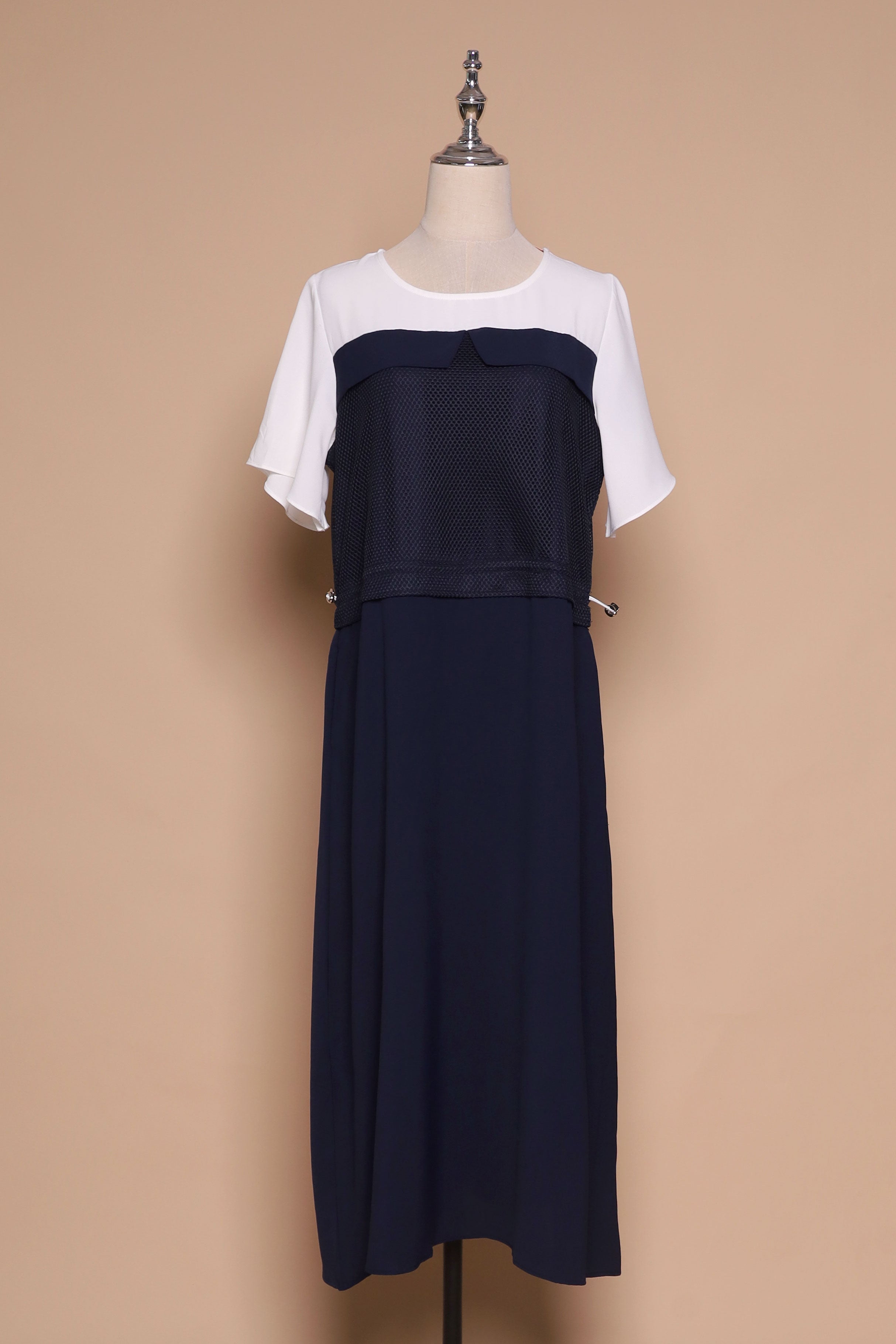 PO - Flicka Netted Dress in Navy