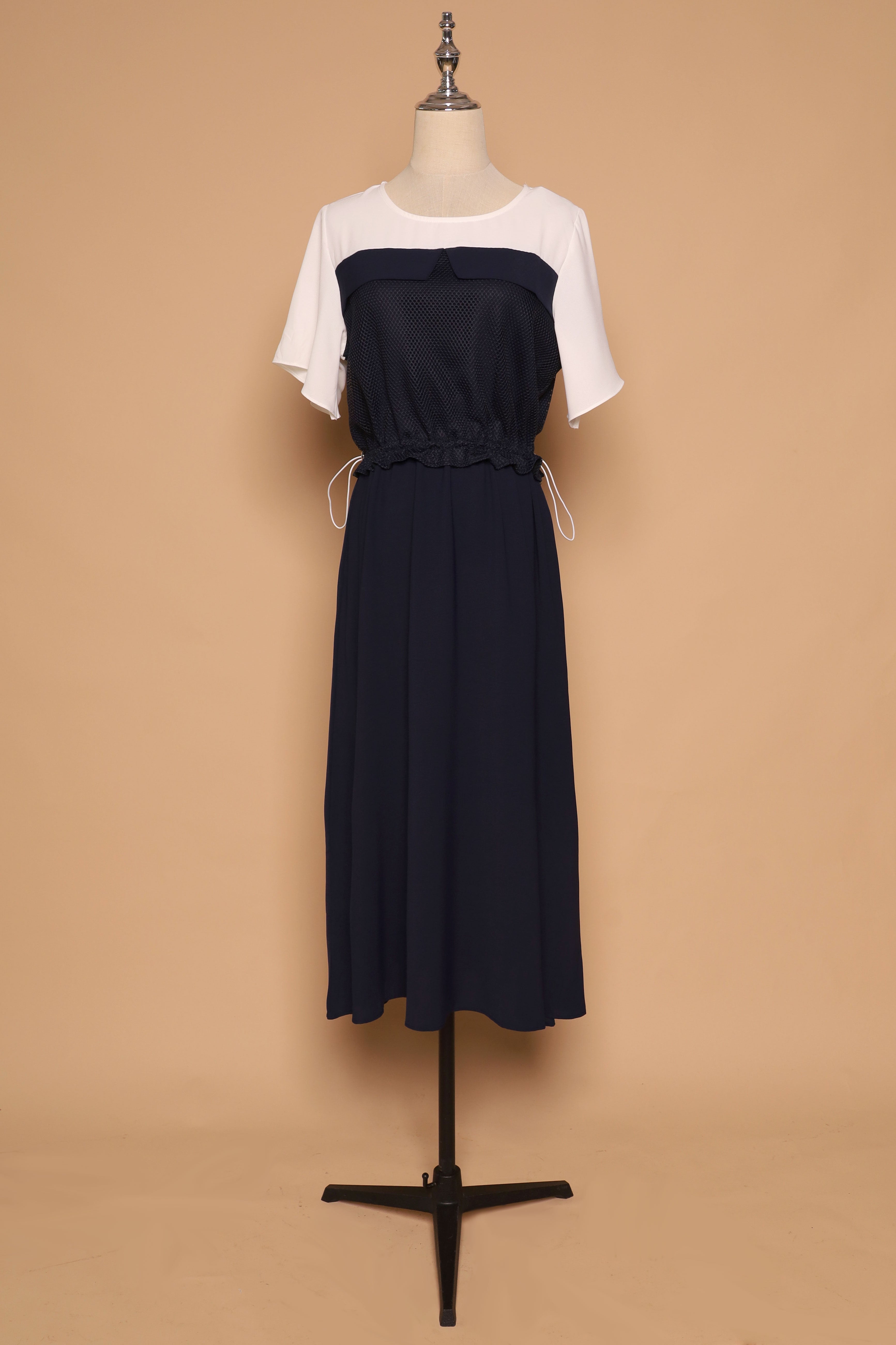 PO - Flicka Netted Dress in Navy