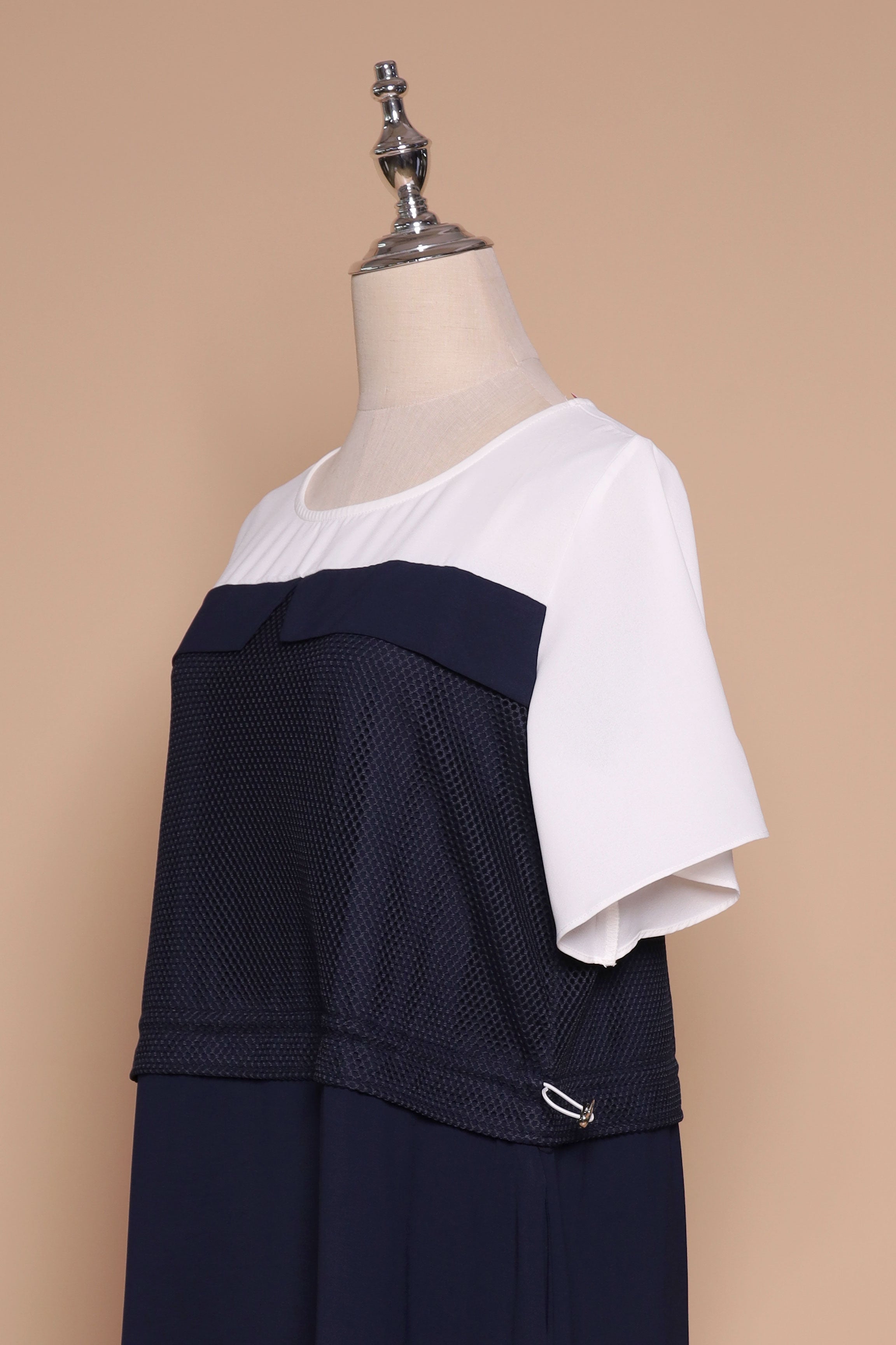 PO - Flicka Netted Dress in Navy