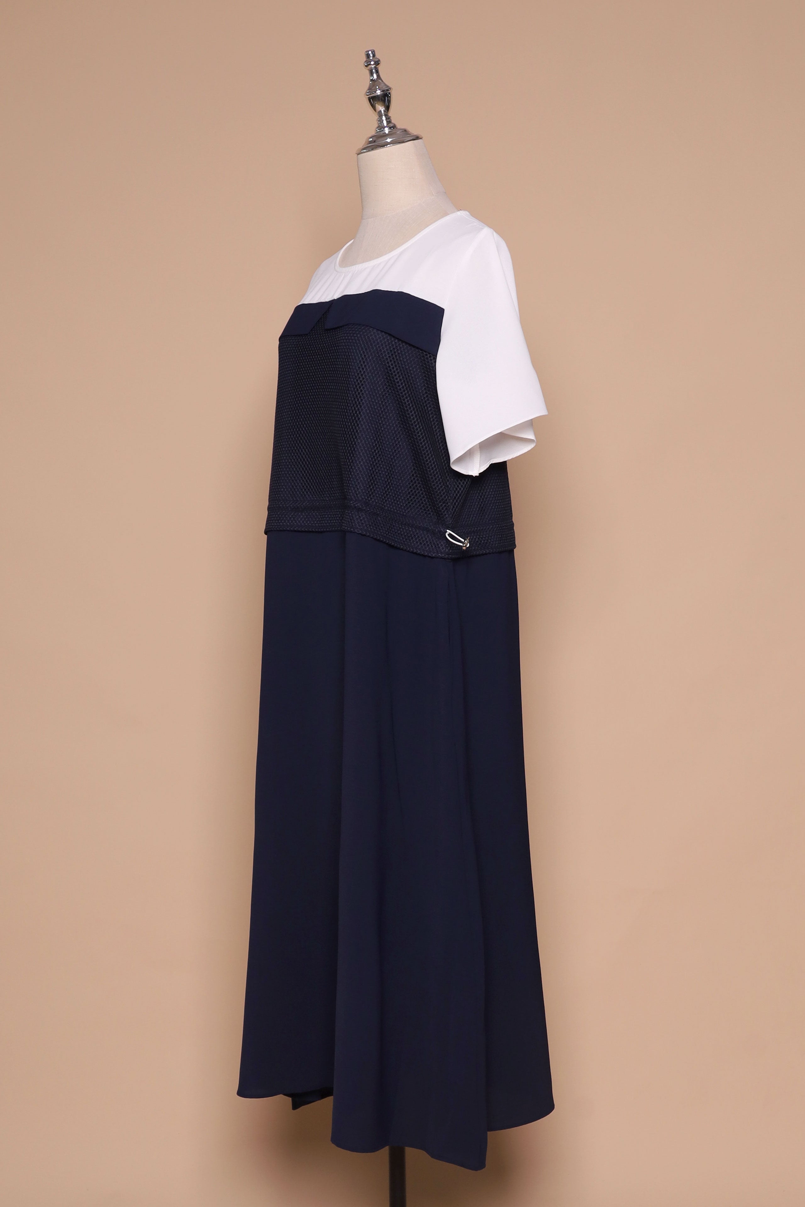 PO - Flicka Netted Dress in Navy