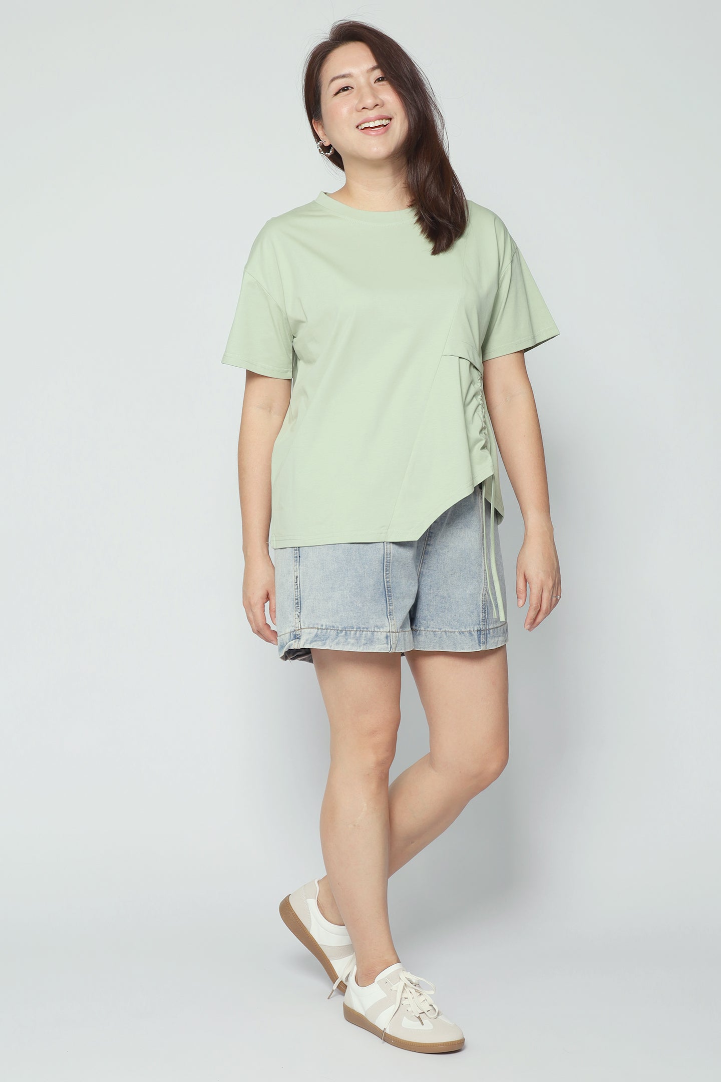 Easy By TE - Ginara Drawstring Top in Green