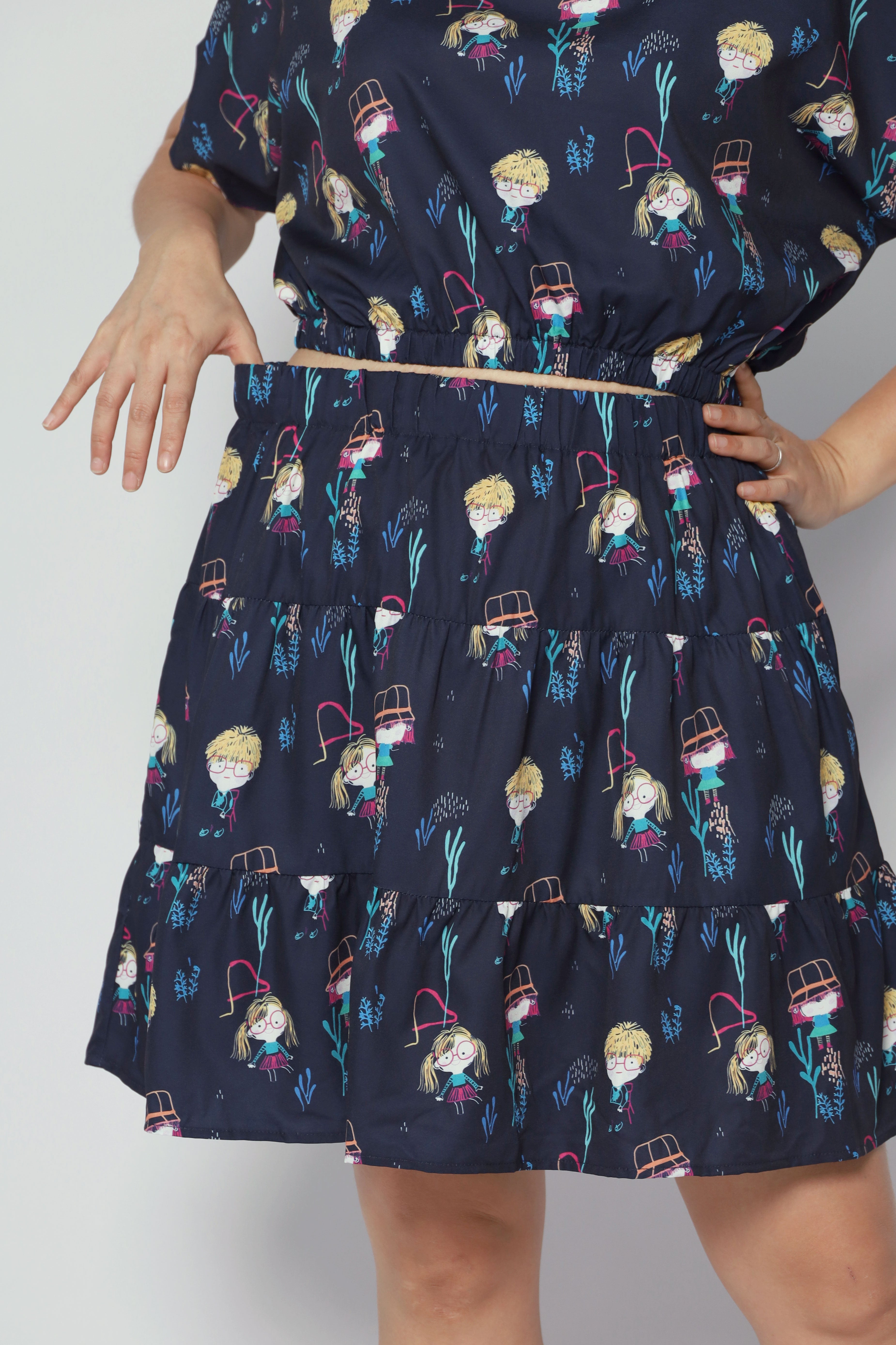Gem 2 in 1 Little Cuties Top and Skirt Set