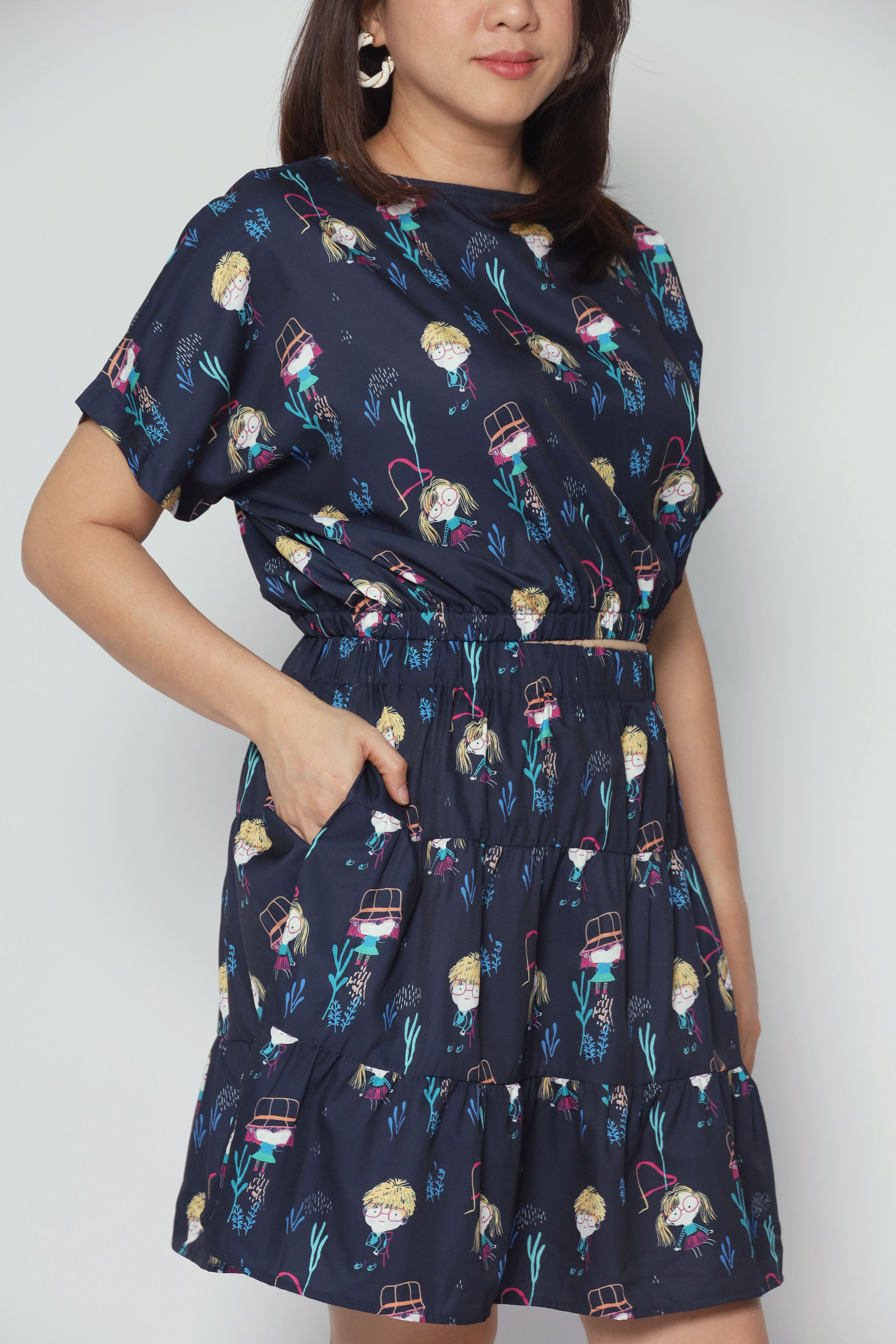 Gem 2 in 1 Little Cuties Top and Skirt Set