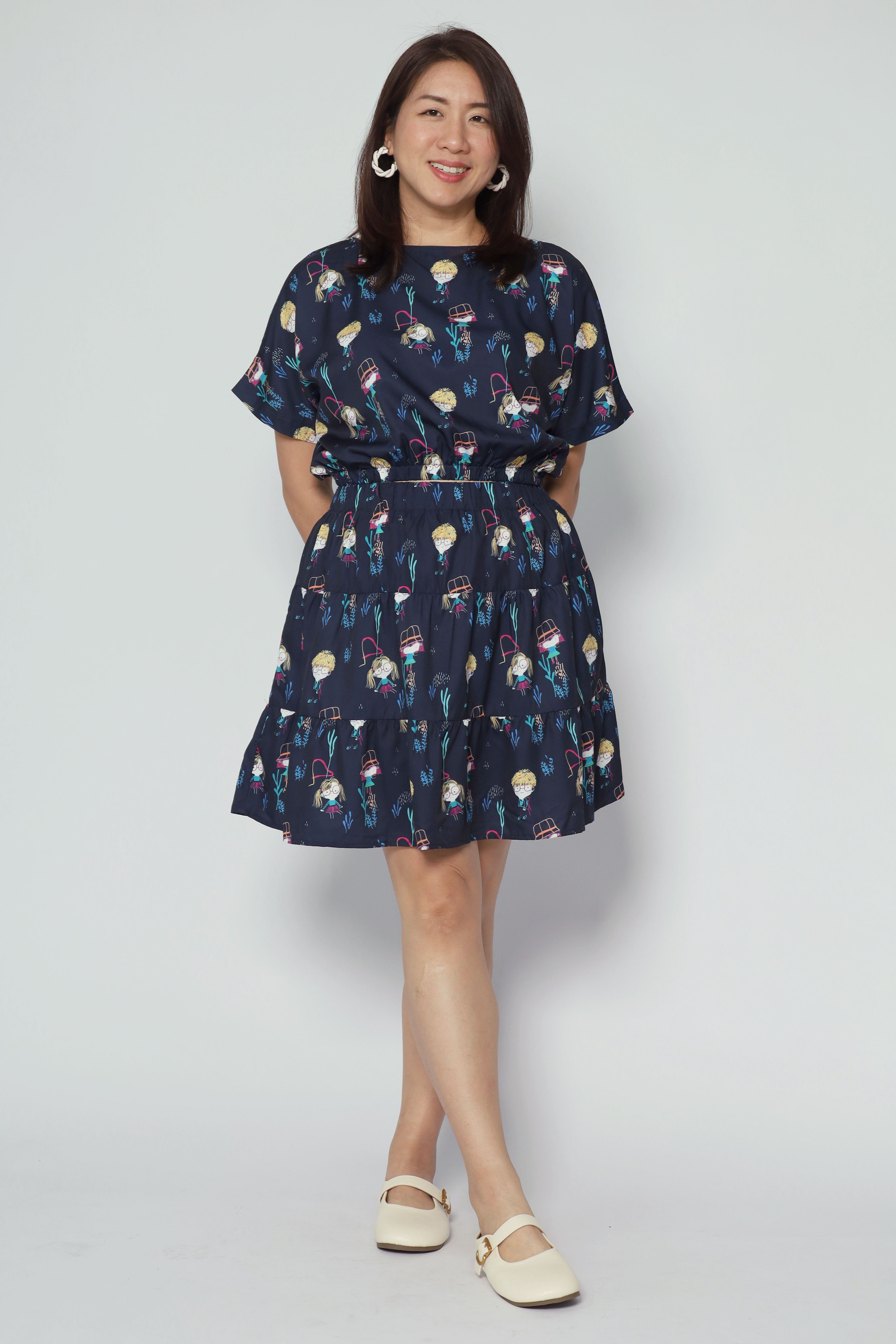 Gem 2 in 1 Little Cuties Top and Skirt Set
