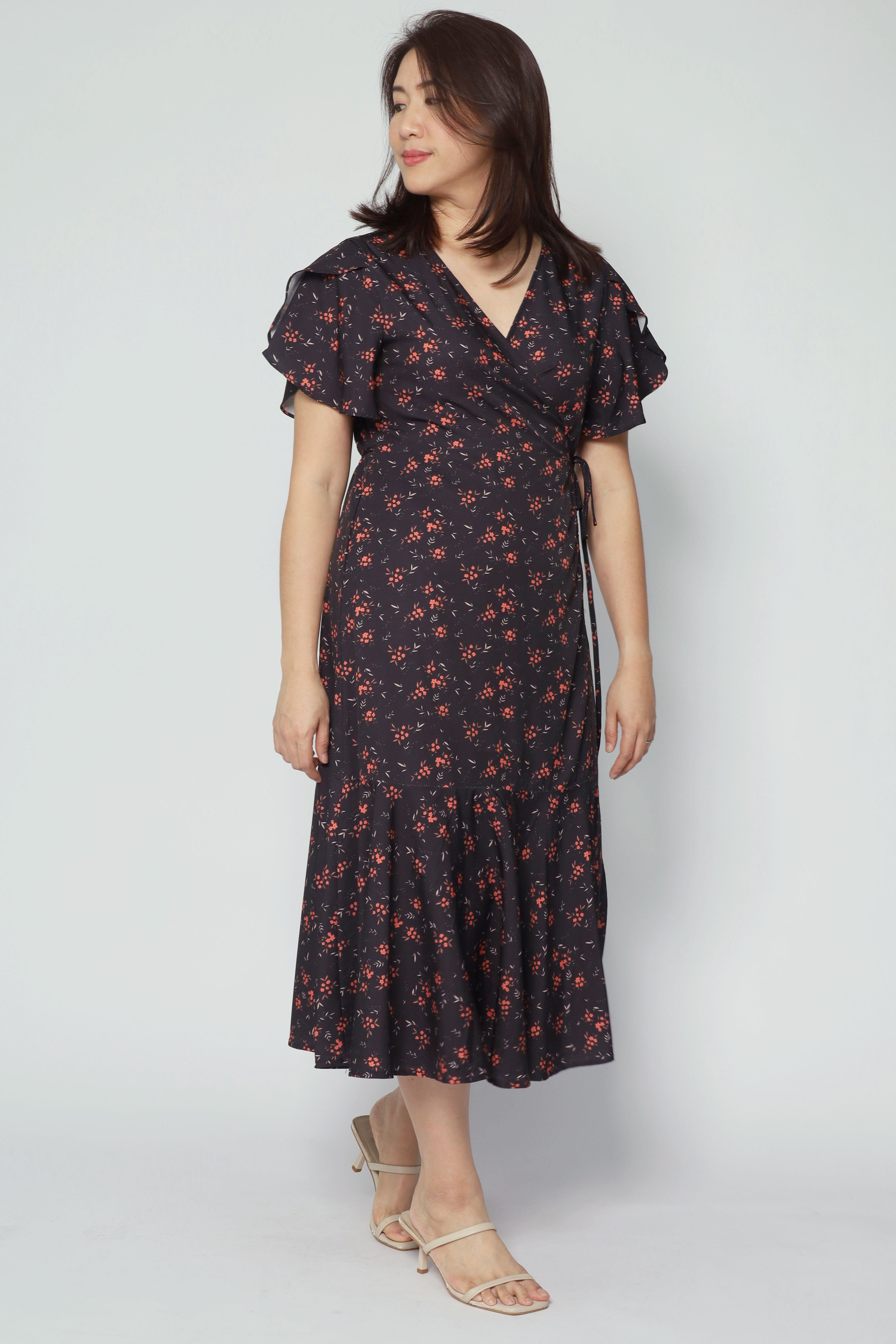Ginnie Dress in Gardenia Grace