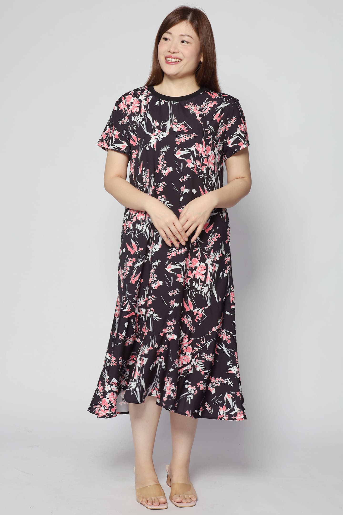 Gisele Dress in Pink Meadows