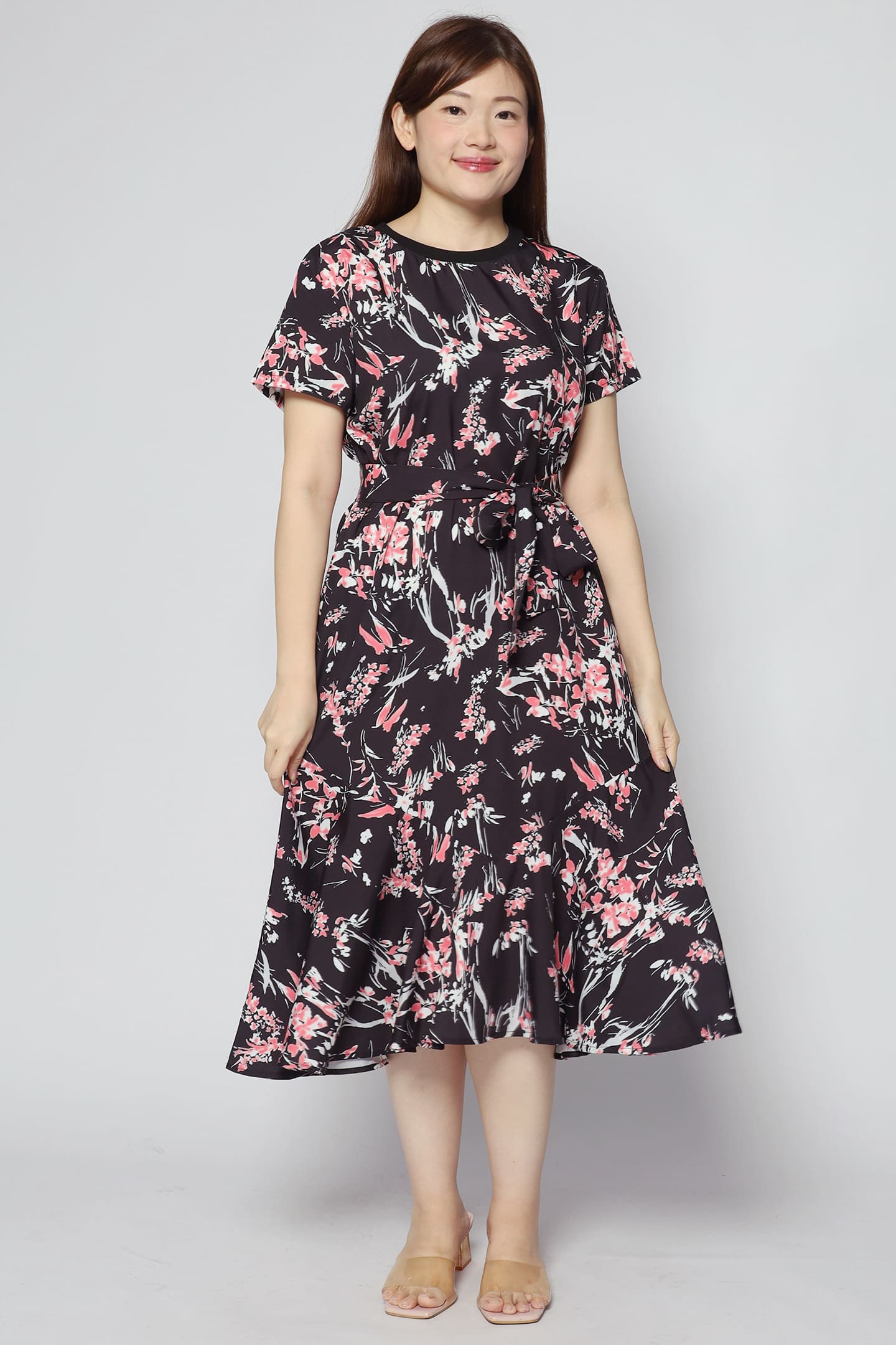Gisele Dress in Pink Meadows