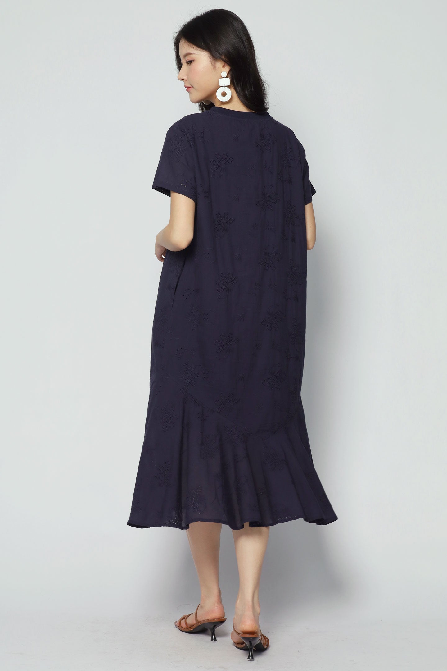 Gisele Dress in Blue Eyelet Dream