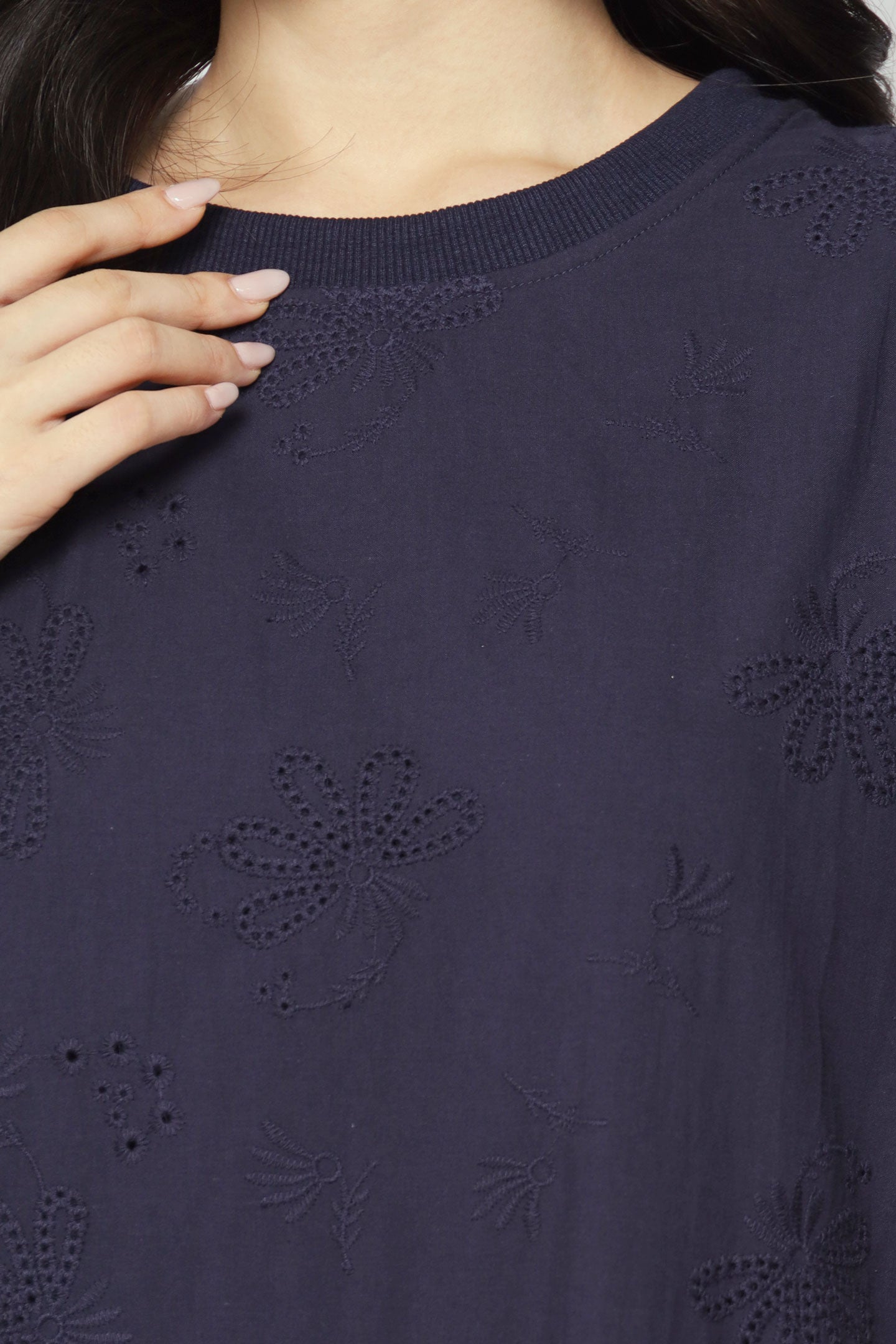 Gisele Dress in Blue Eyelet Dream