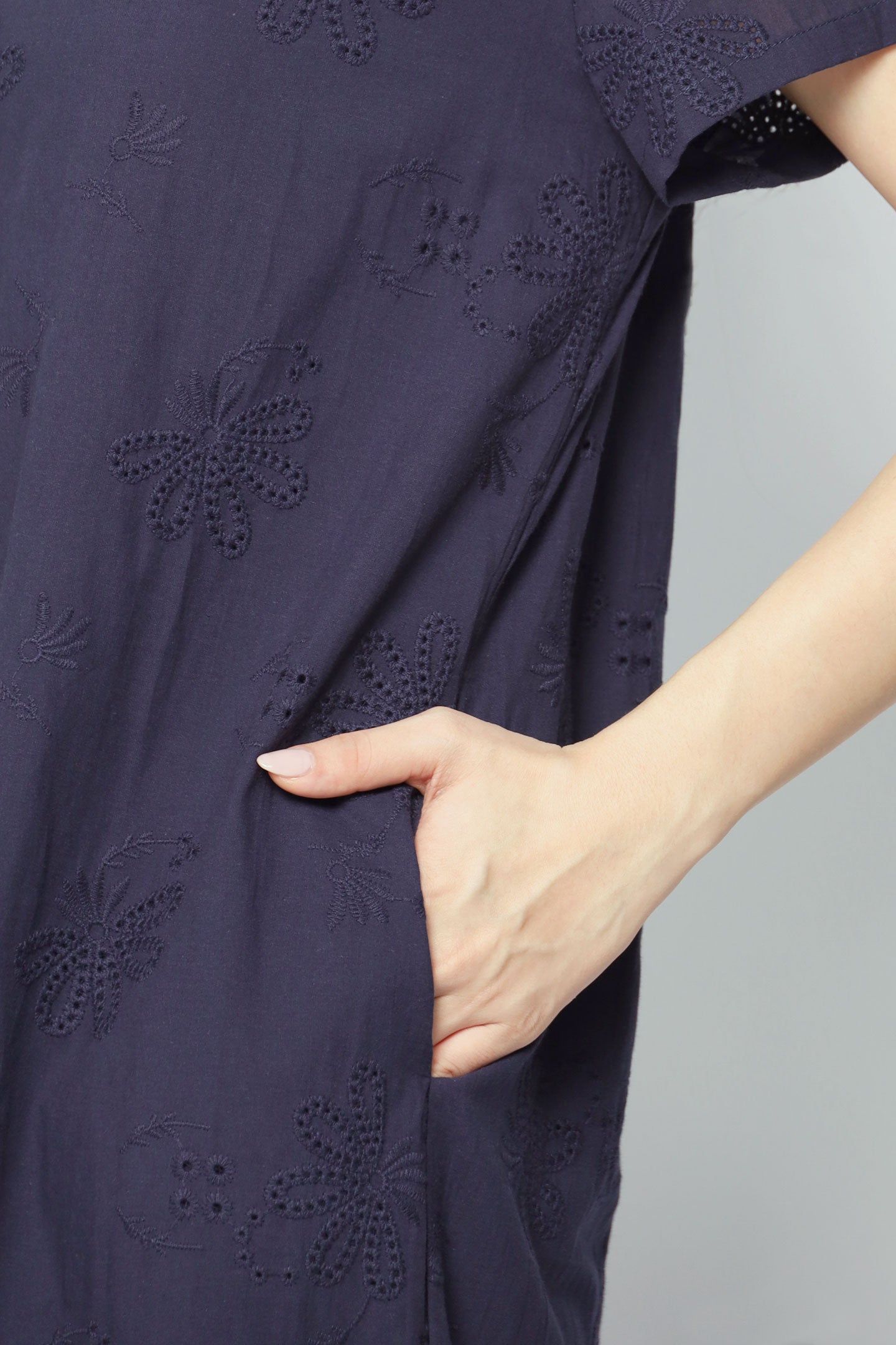 Gisele Dress in Blue Eyelet Dream