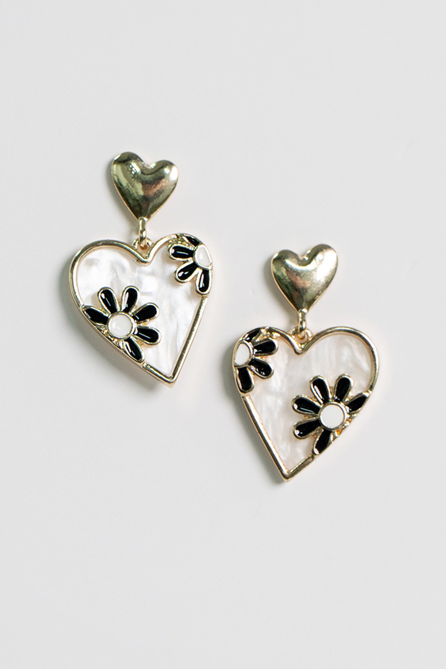 Daisy Hearts Earrings