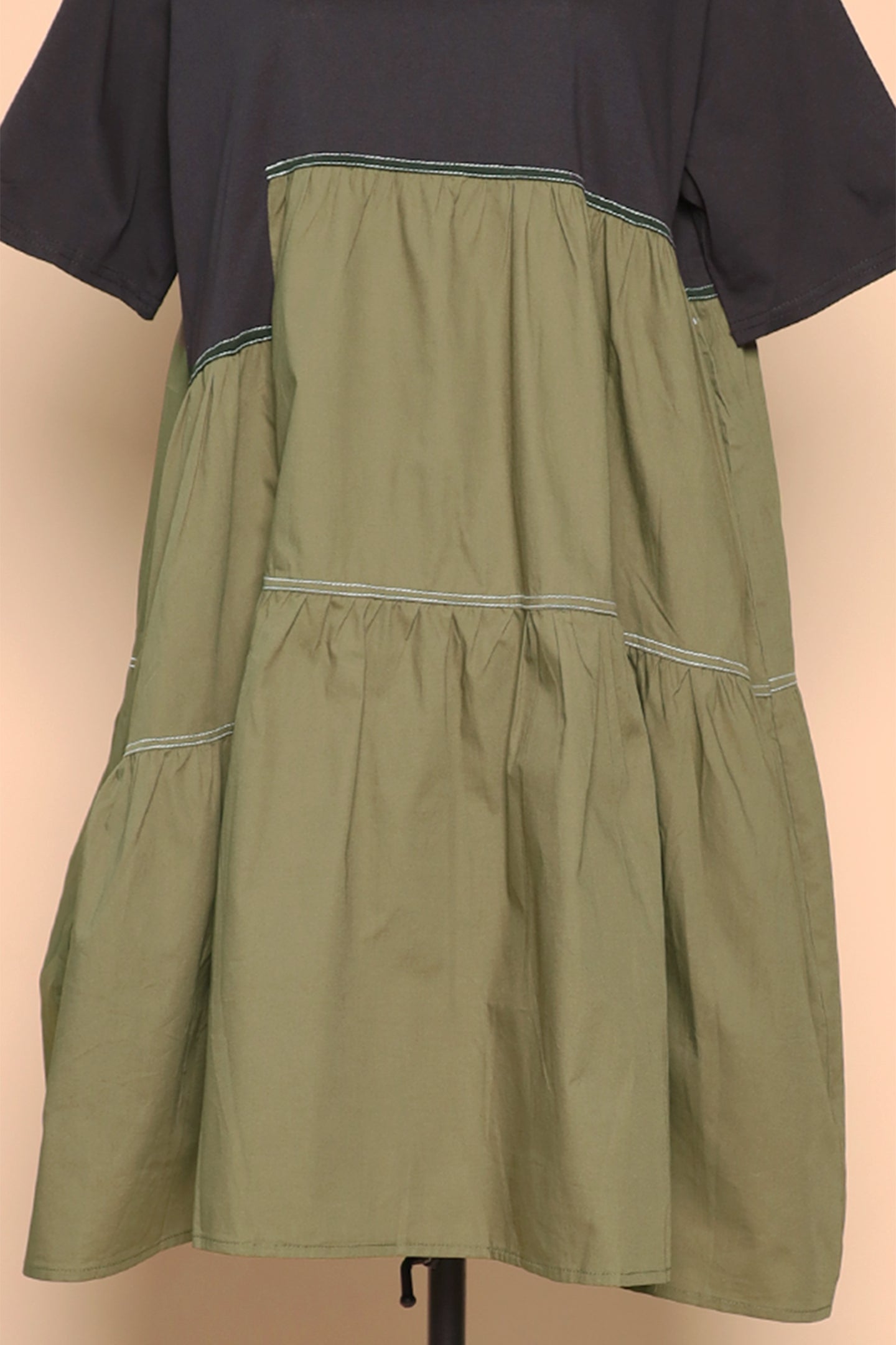 PO - Hendrix Dress in Black Green