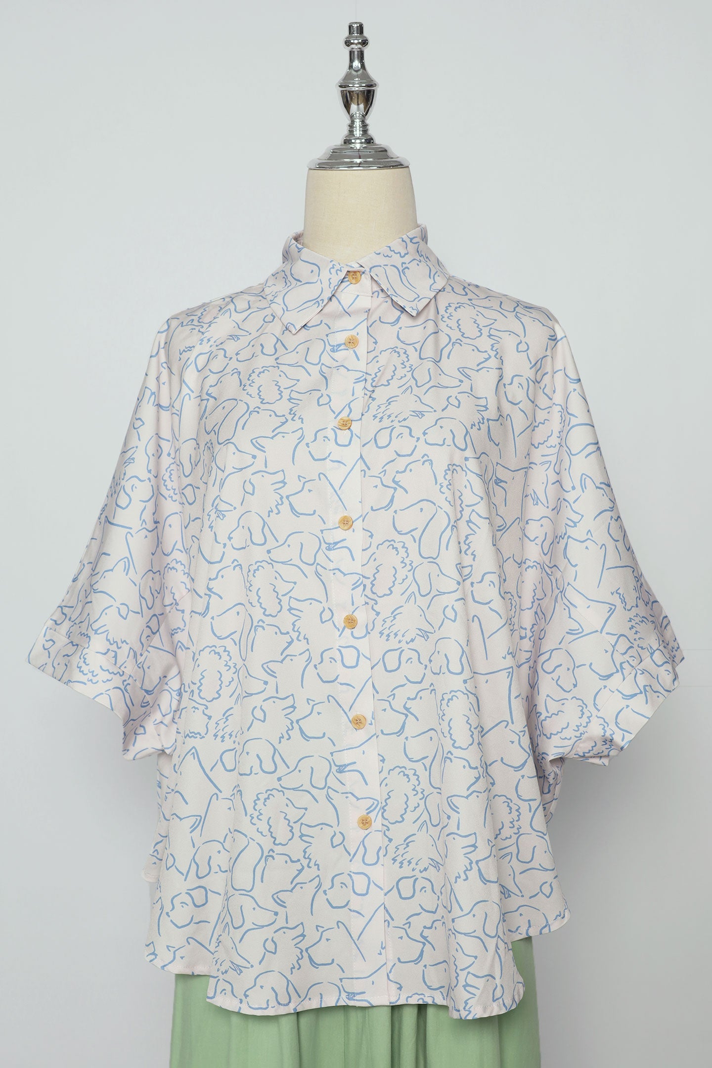 PO - Hans Shirt in Blue Dog Sketch