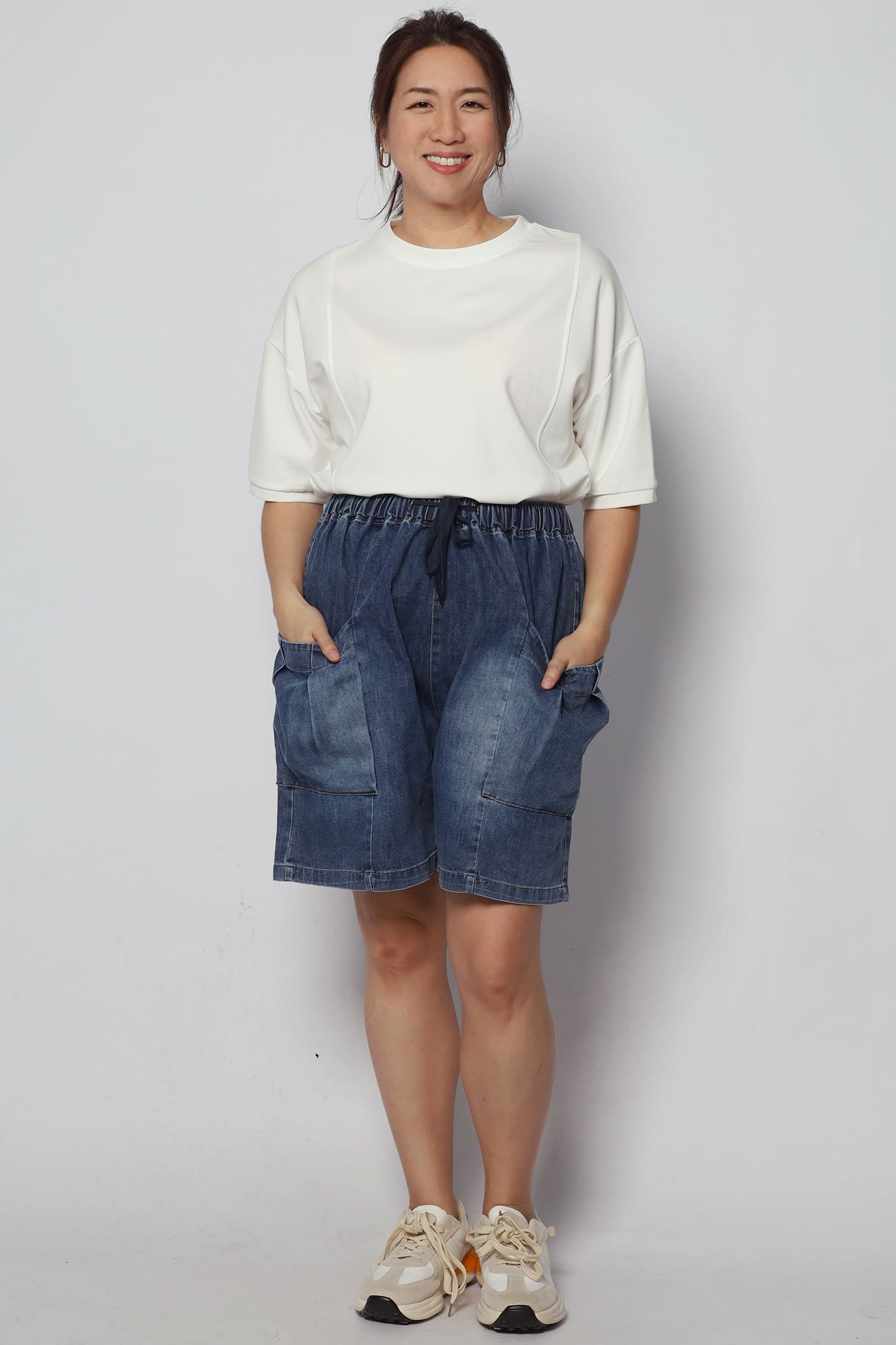Emmie Denim Pocket Shorts