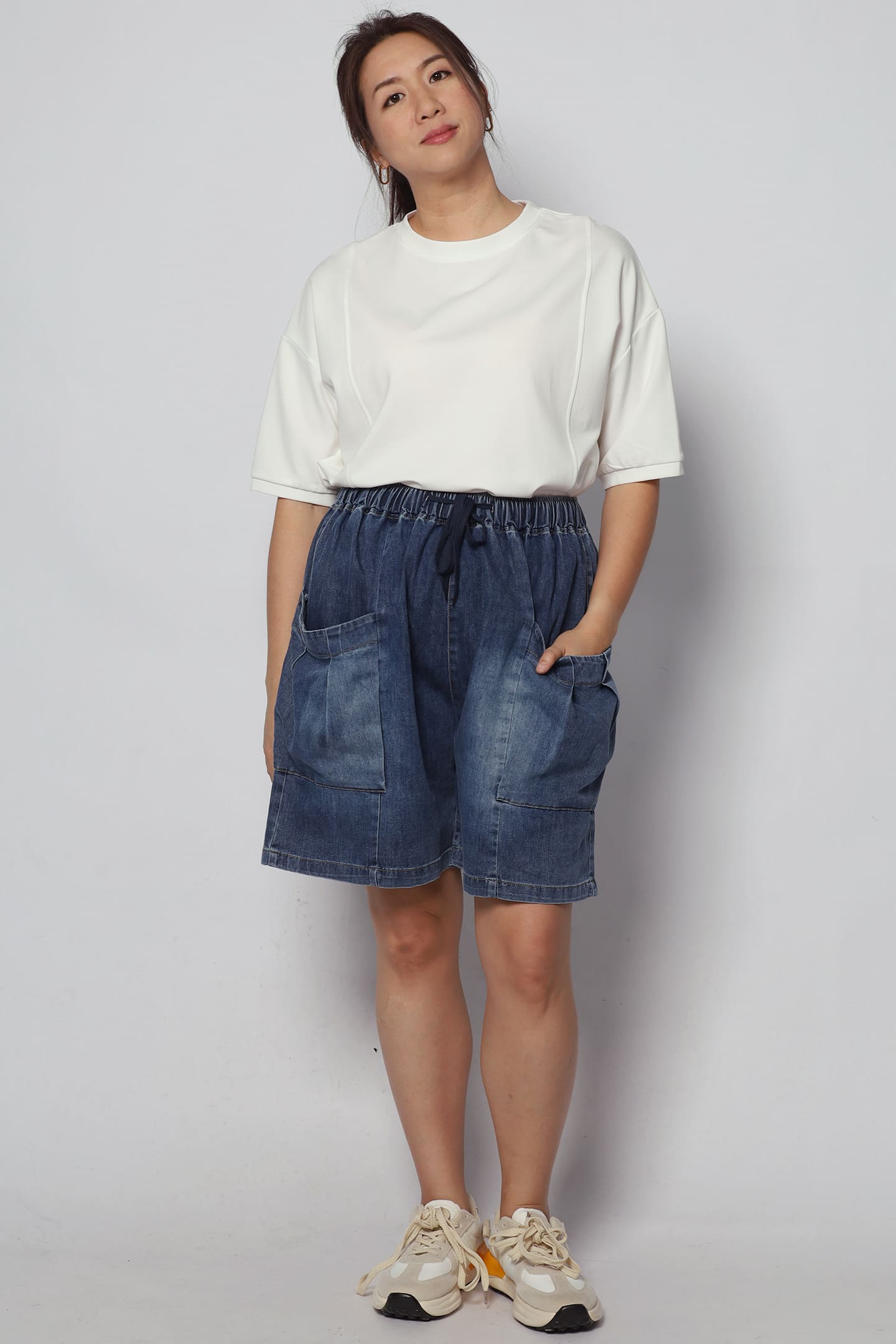 Emmie Denim Pocket Shorts