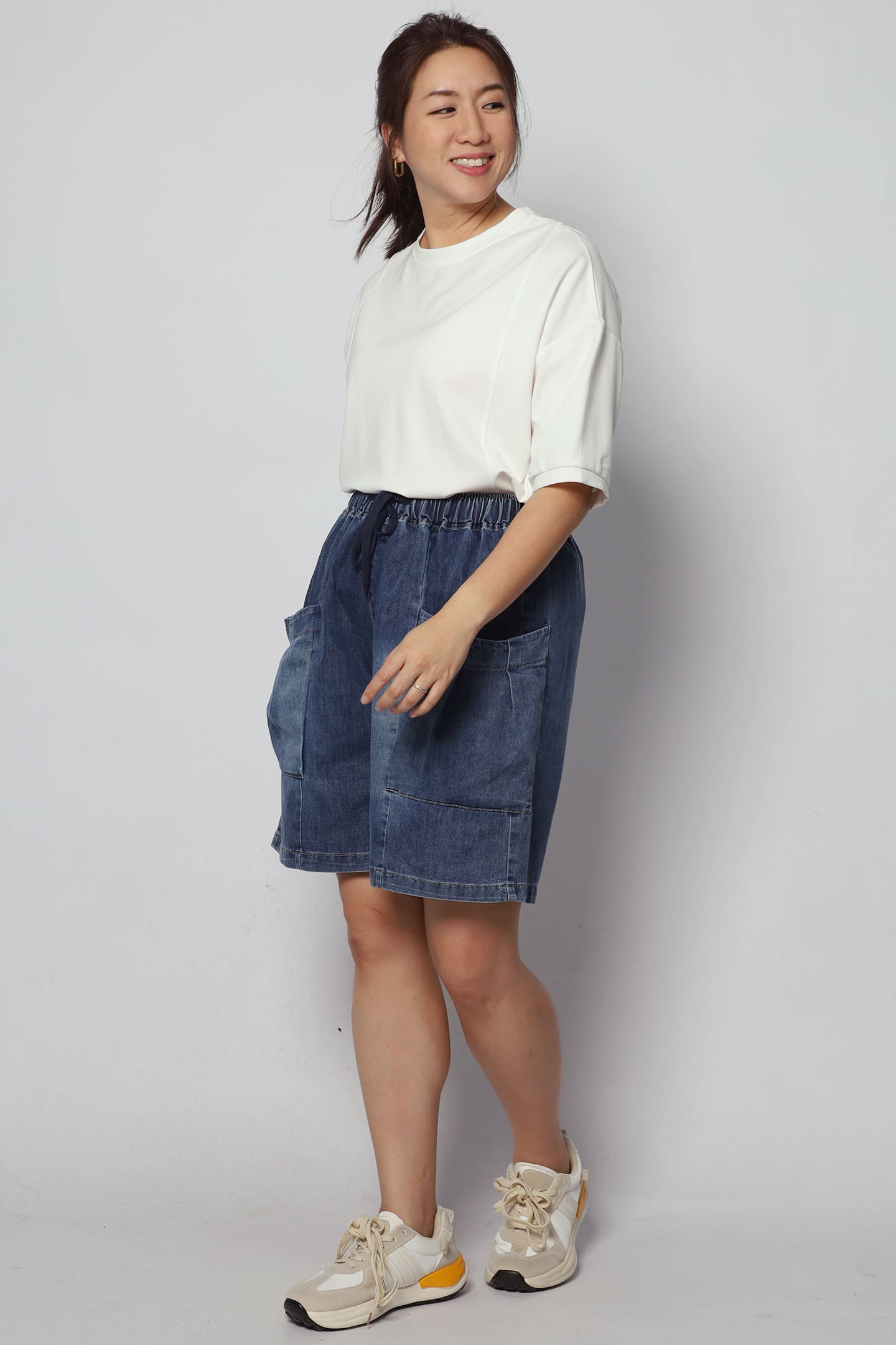 Emmie Denim Pocket Shorts